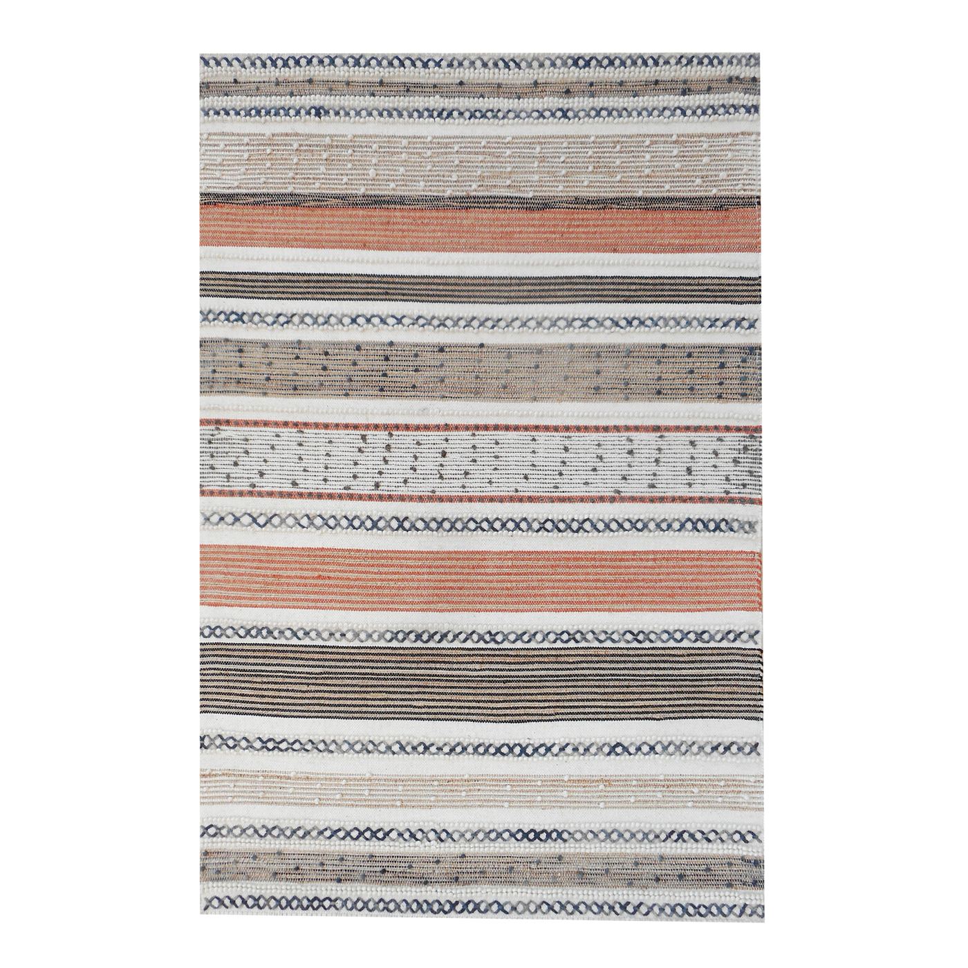 Area Rug, Bedroom Rug, Living Room Rug, Living Area Rug, Indian Rug, Office Carpet, Office Rug, Shop Rug Online, Hemp, Wool, Natural, Multi, Pitloom, All Loop, Stripes