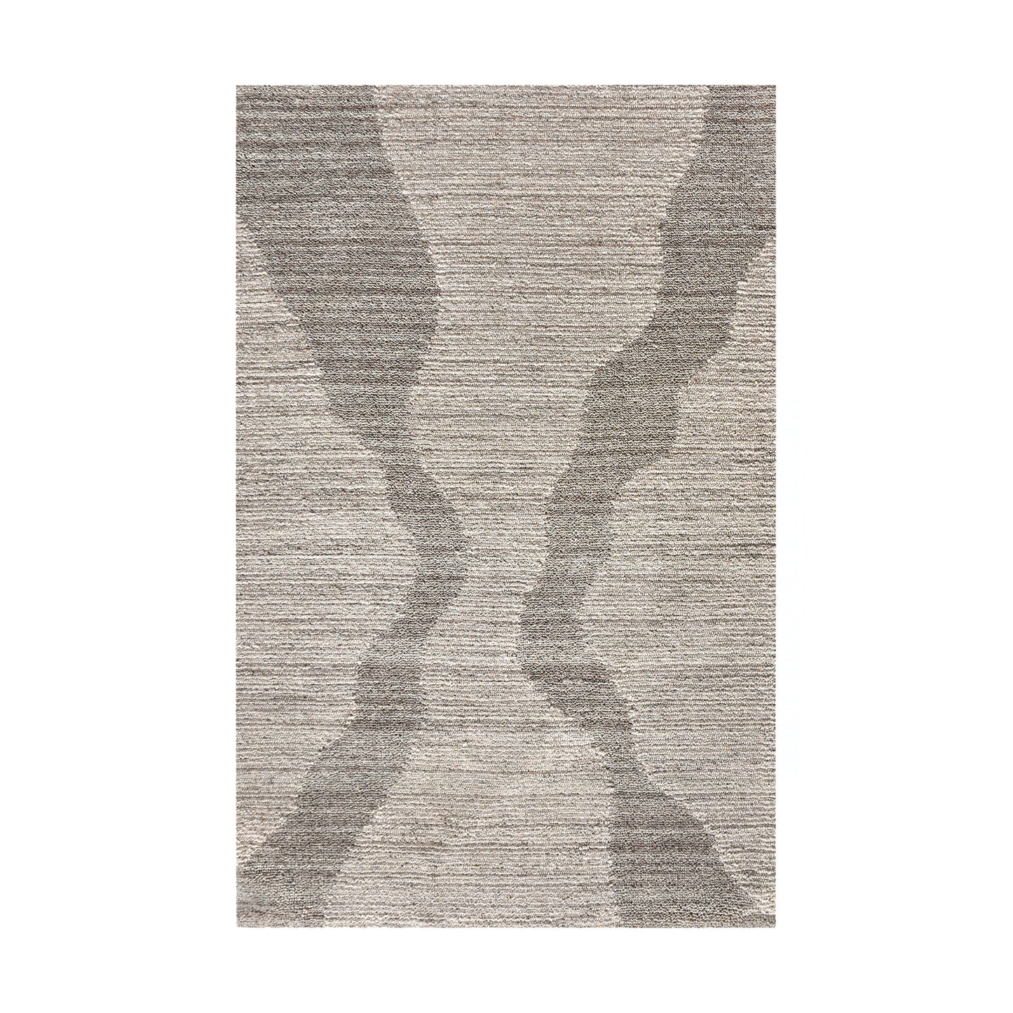 POKANA RUG - GREY/BEIGE - WOOL
