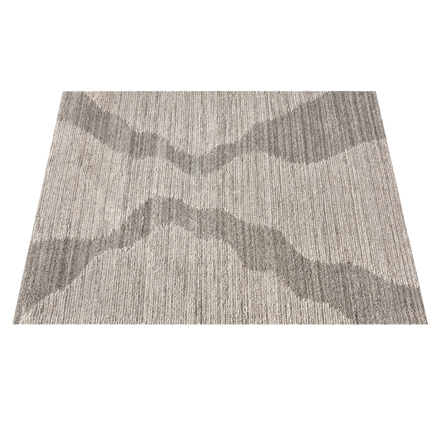 POKANA RUG - GREY/BEIGE - WOOL