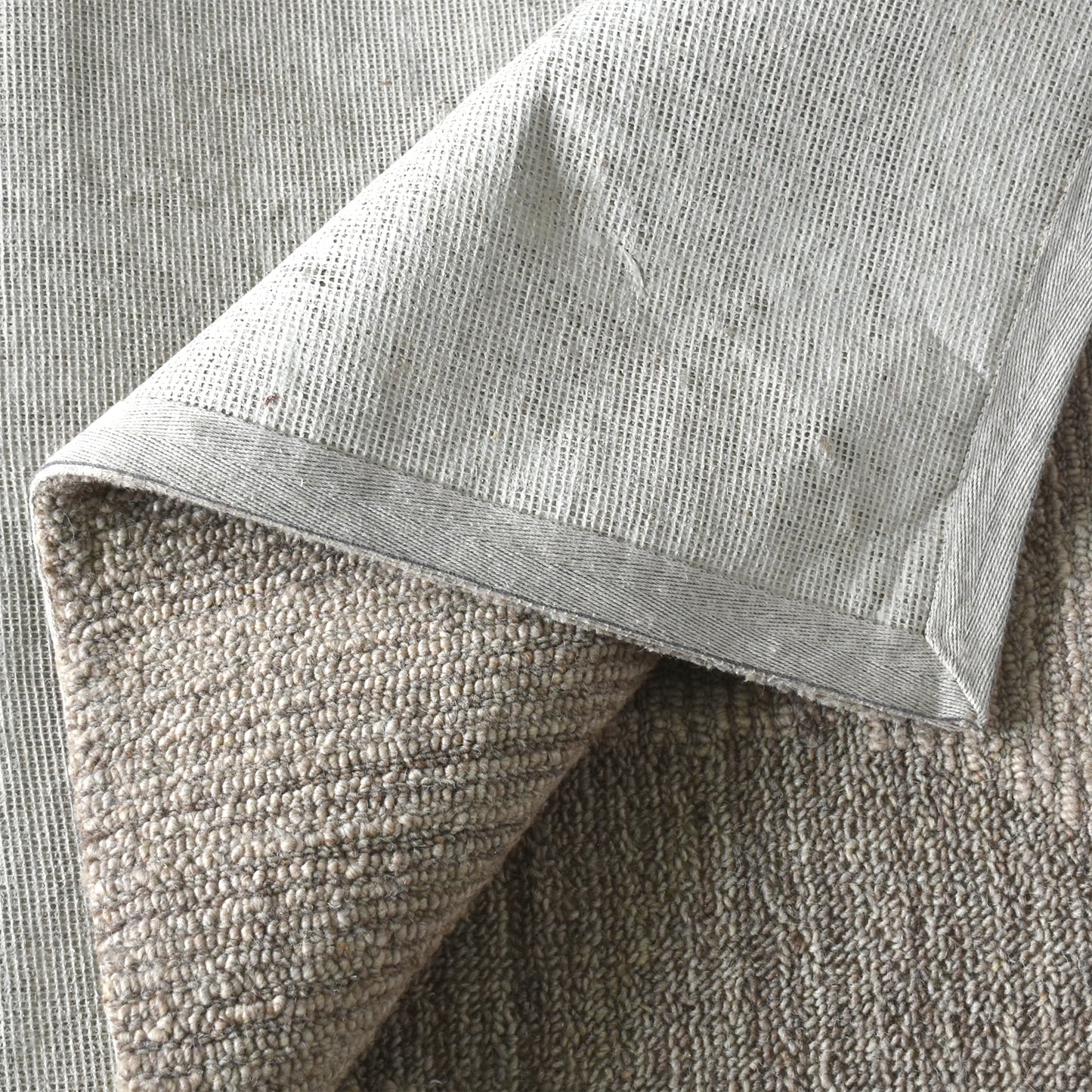POKANA RUG - GREY/BEIGE - WOOL