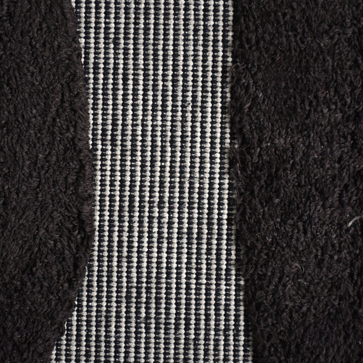 POWLETT RUG - IVORY/CHARCOAL - COTTON