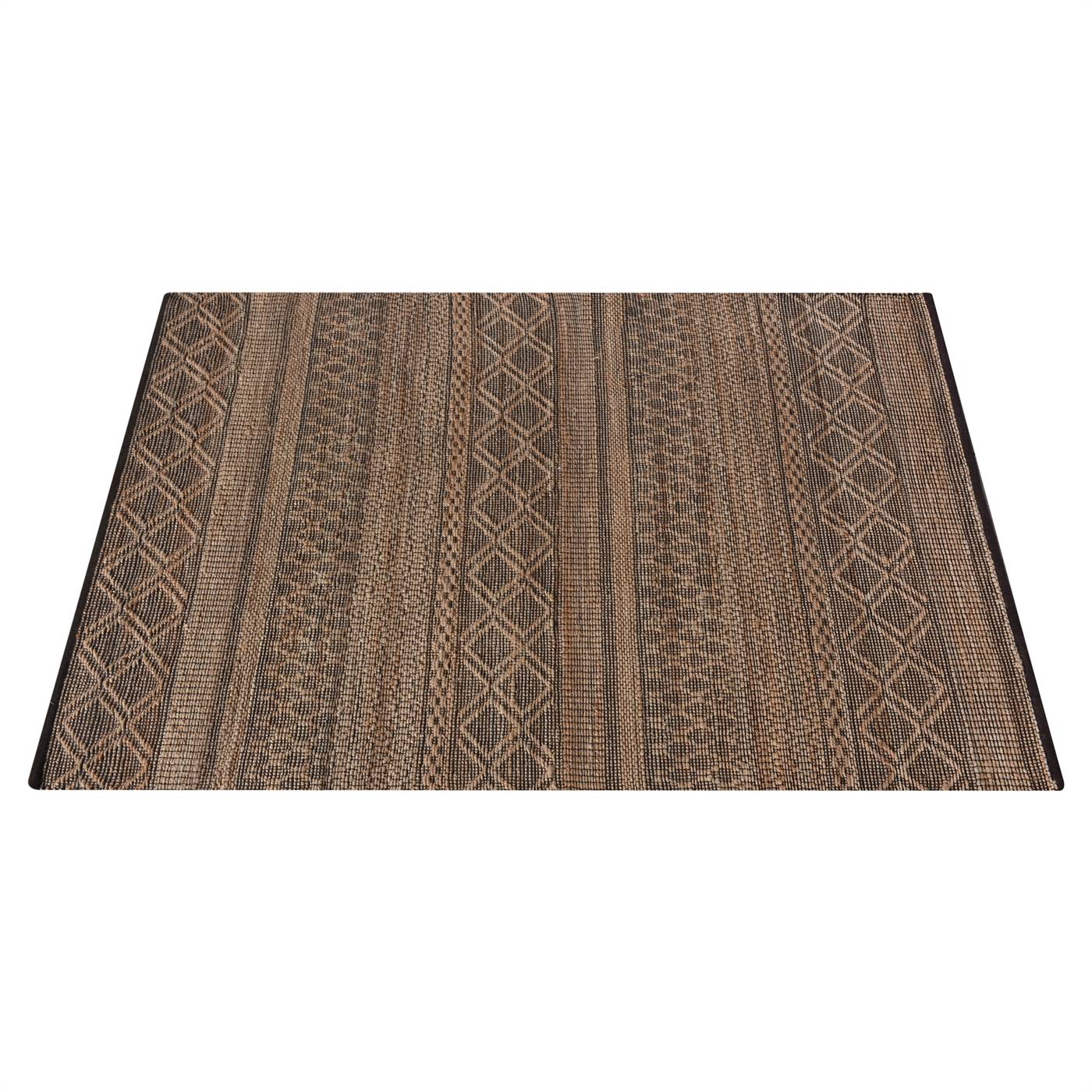 Area Rug, Bedroom Rug, Living Room Rug, Living Area Rug, Indian Rug, Office Carpet, Office Rug, Shop Rug Online, Natural, Brown , Jute, Jacquard Woven , Jaquard Durry, Flat Weave, Contemporary