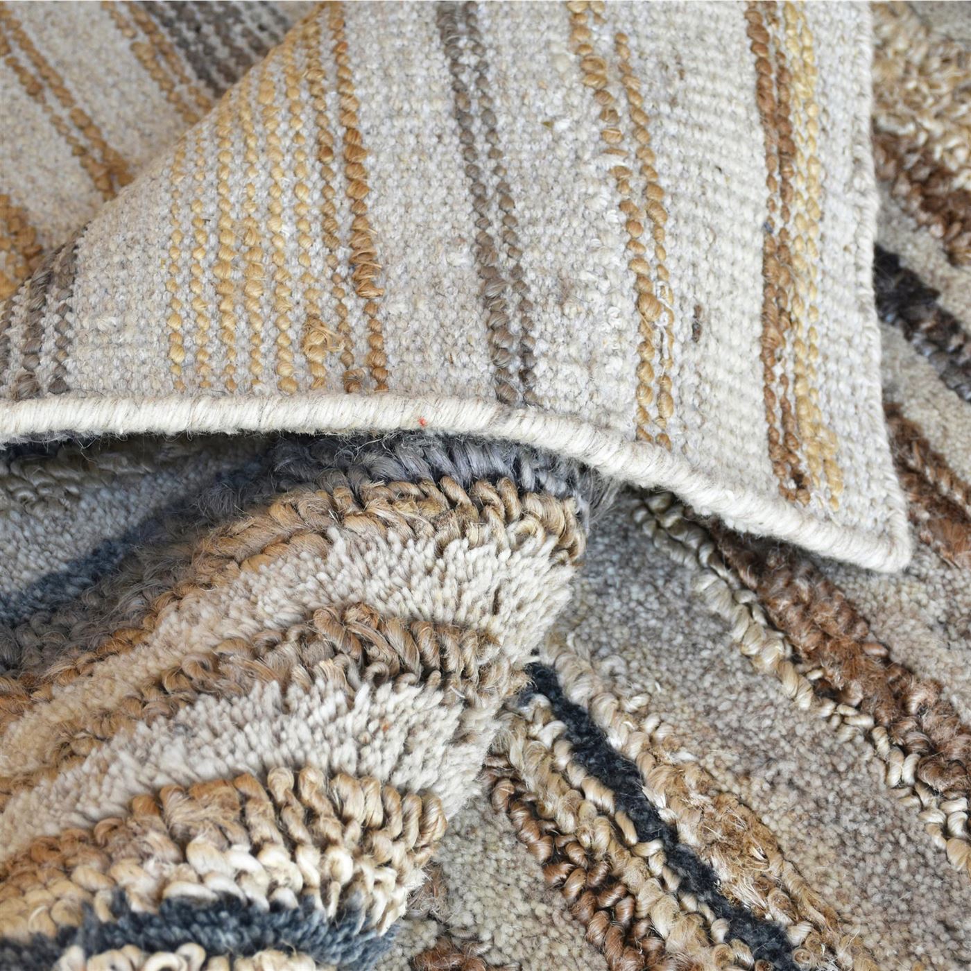 Area Rug, Bedroom Rug, Living Room Rug, Living Area Rug, Indian Rug, Office Carpet, Office Rug, Shop Rug Online, Hemp, Wool, Grey, Natural, Hand knotted, Cut And Loop, contemporary