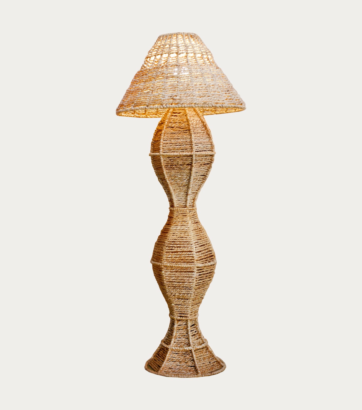 RIYO FLOOR LAMP - NATURAL - HAND MADE - JUTE