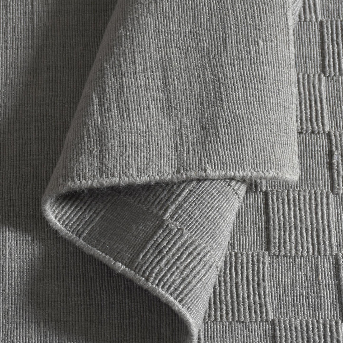 SAMPAN RUG - GREY - HANDWOVEN - PET