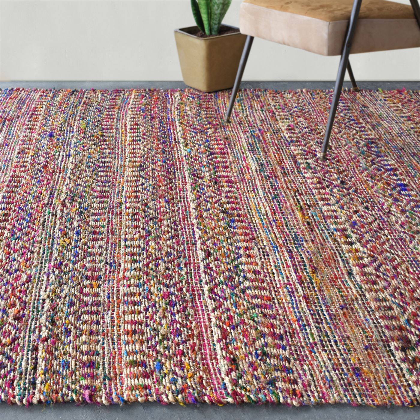 Area Rug, Bedroom Rug, Living Room Rug, Living Area Rug, Indian Rug, Office Carpet, Office Rug, Shop Rug Online, Recycled Silk, Hemp, Multi, Pitloom, Flat Weave, Geometrical