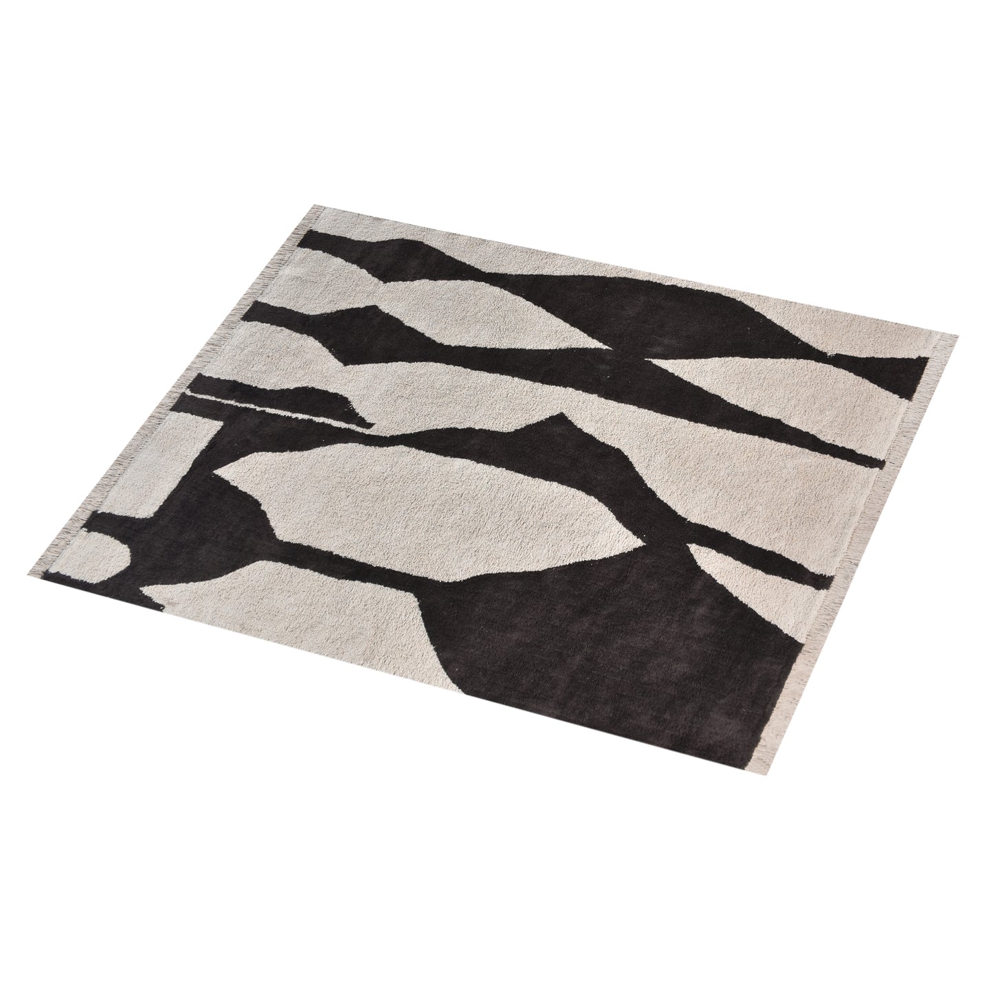 SARATA RUG - IVORY/CHARCOAL - COTTON
