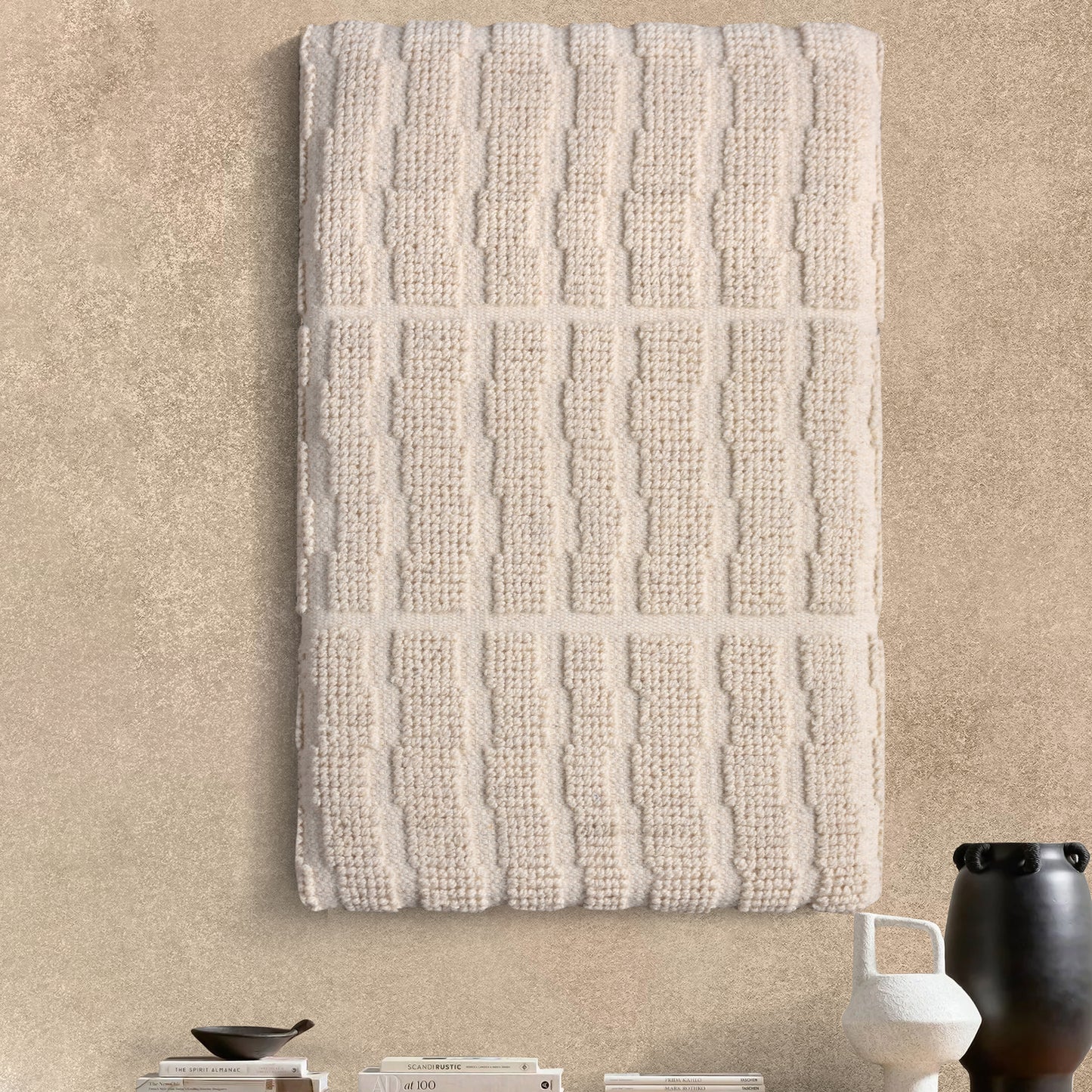SIBOLGA-II WALL ART - WOOL - MDF STRUCTURE