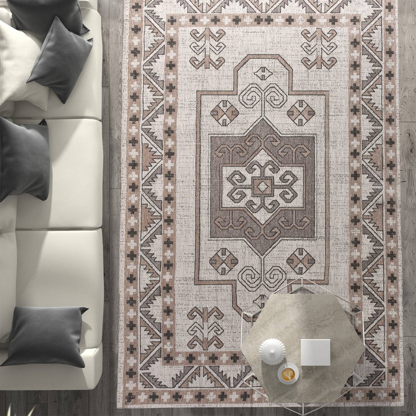 Area Rug, Bedroom Rug, Living Room Rug, Living Area Rug, Indian Rug, Office Carpet, Office Rug, Shop Rug Online, Natural White, Beige, Charcoal, Wool Polyester Blend, Jacquard Woven, Jaquard Durry, Flat Weave, Printed