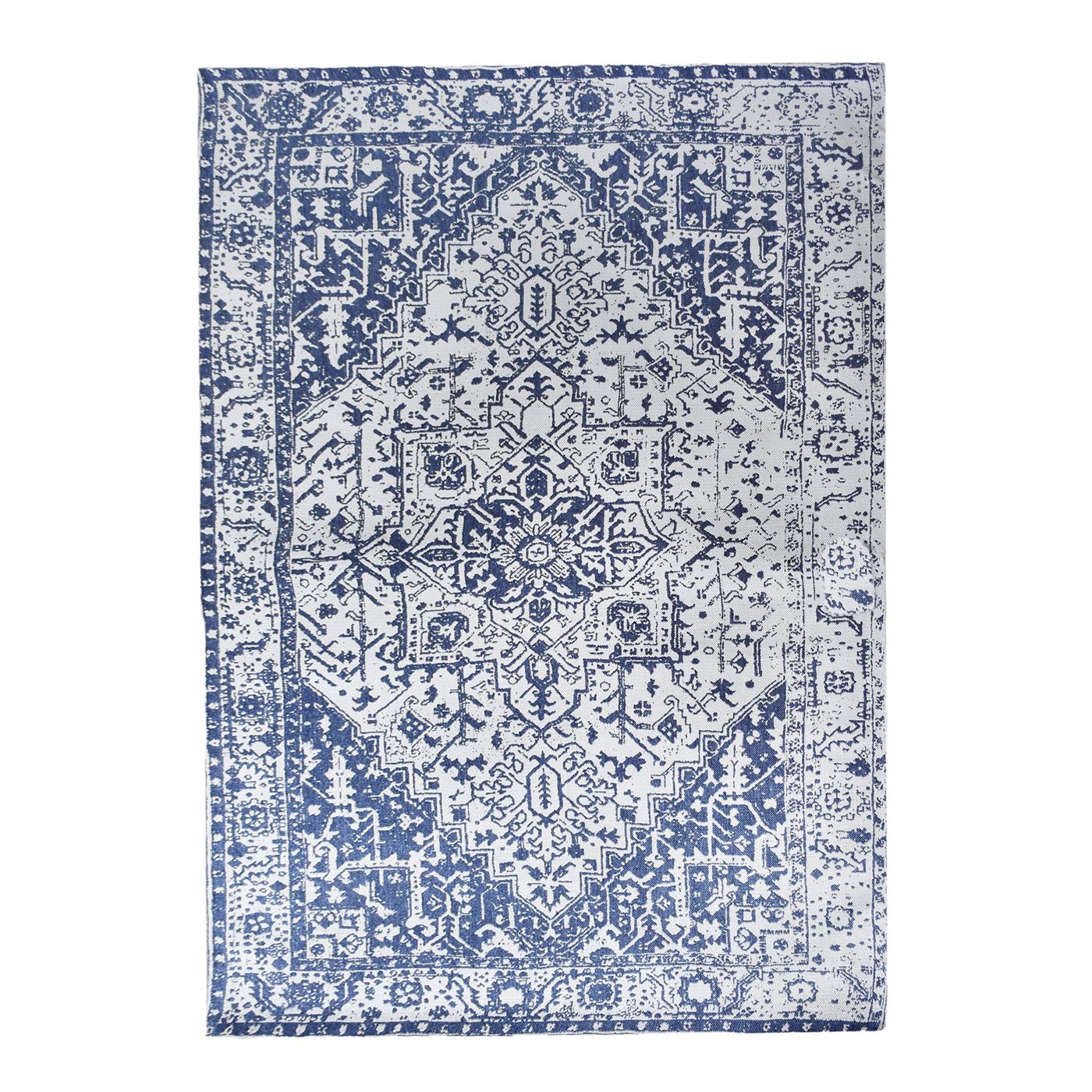 Area Rug, Bedroom Rug, Living Room Rug, Living Area Rug, Indian Rug, Office Carpet, Office Rug, Shop Rug Online, Denim, Recycled Fabric, Blue, Pitloom, Flat Weave, diamond