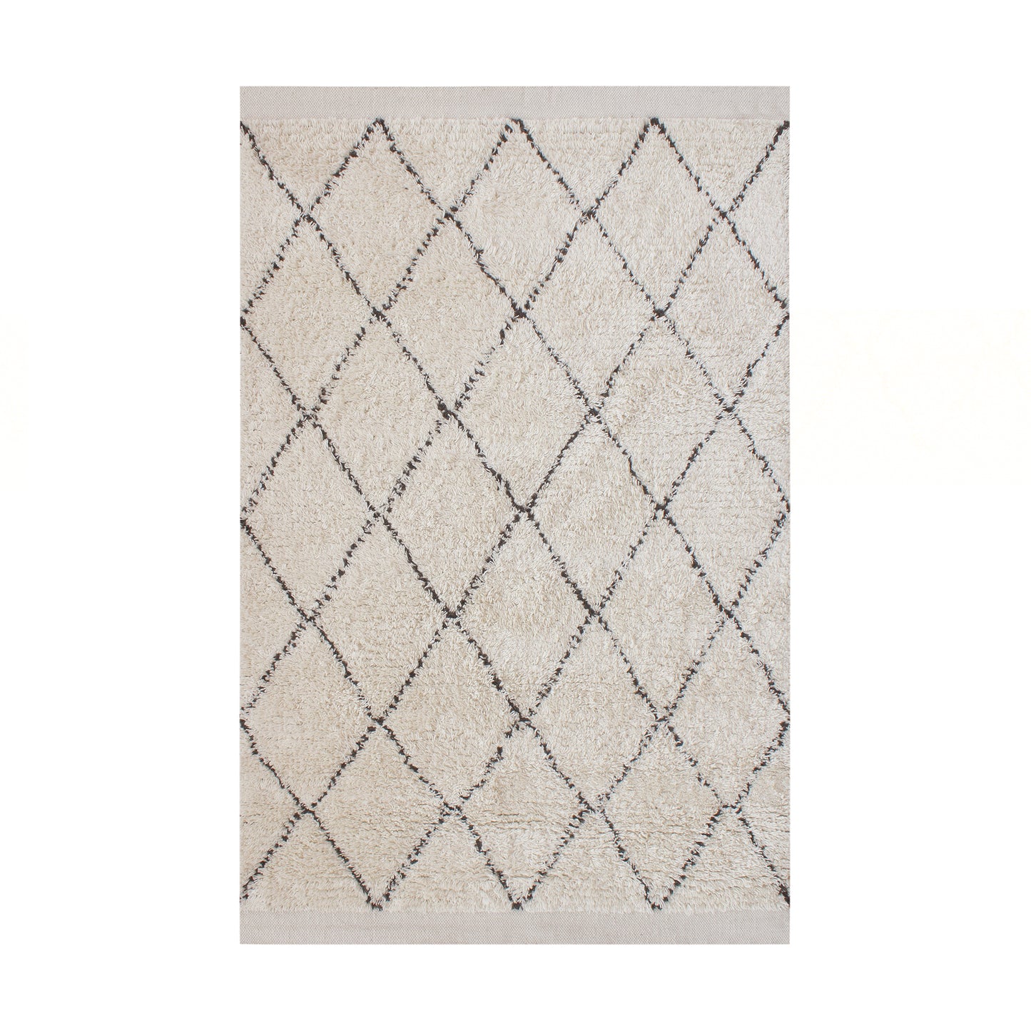 SORTON RUG - WOOL - IVORY/CHARCOAL