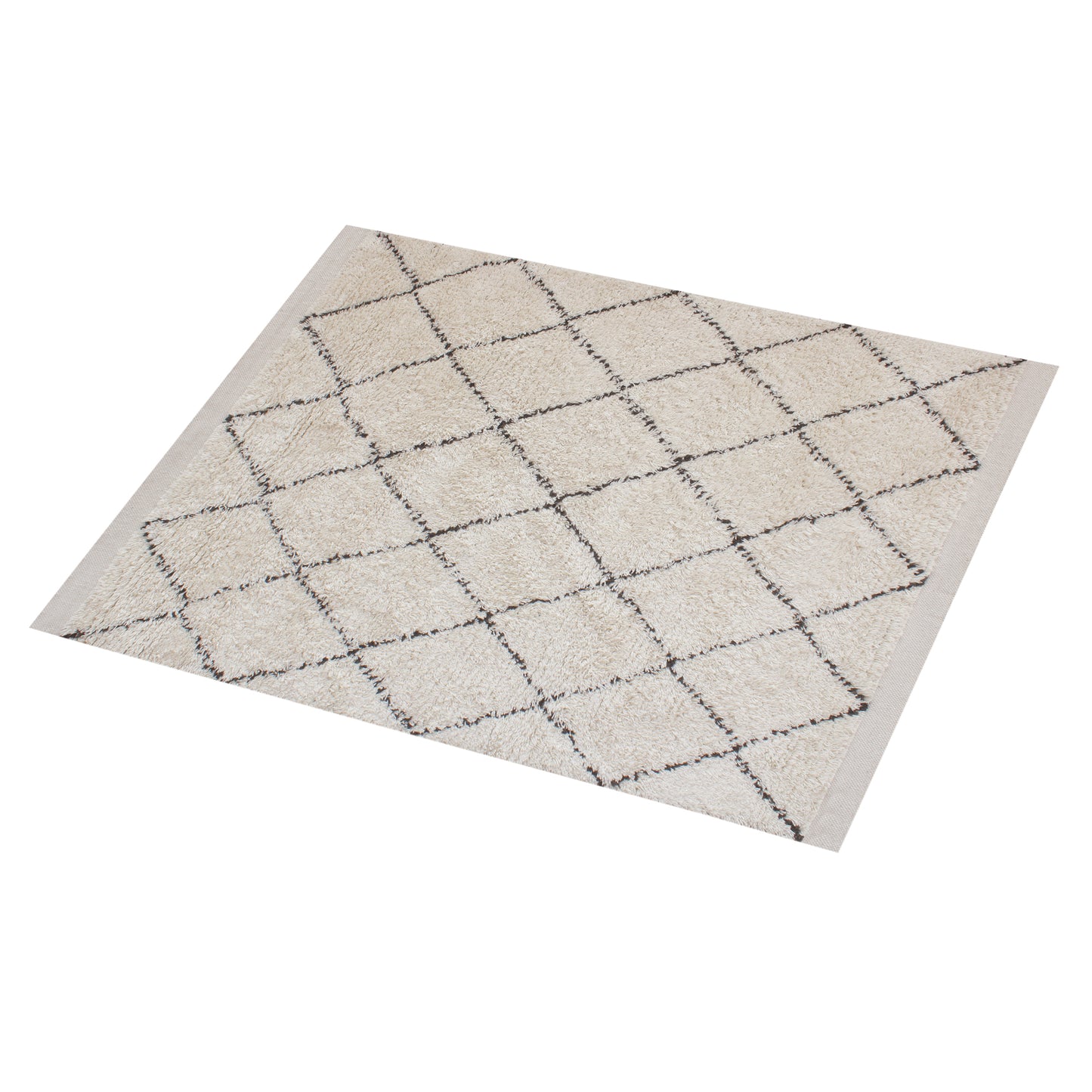 SORTON RUG - WOOL - IVORY/CHARCOAL