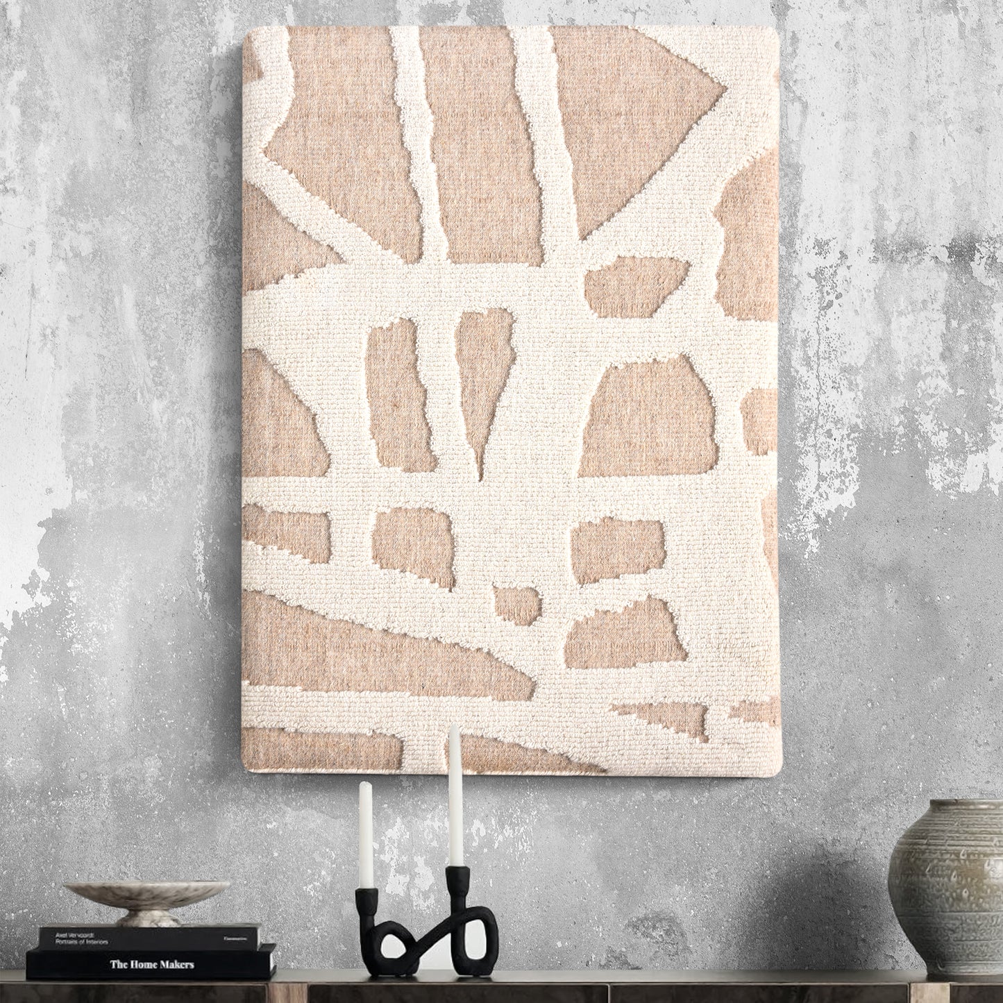 SPELLO WALL ART - WOOL - MDF STRUCTURE