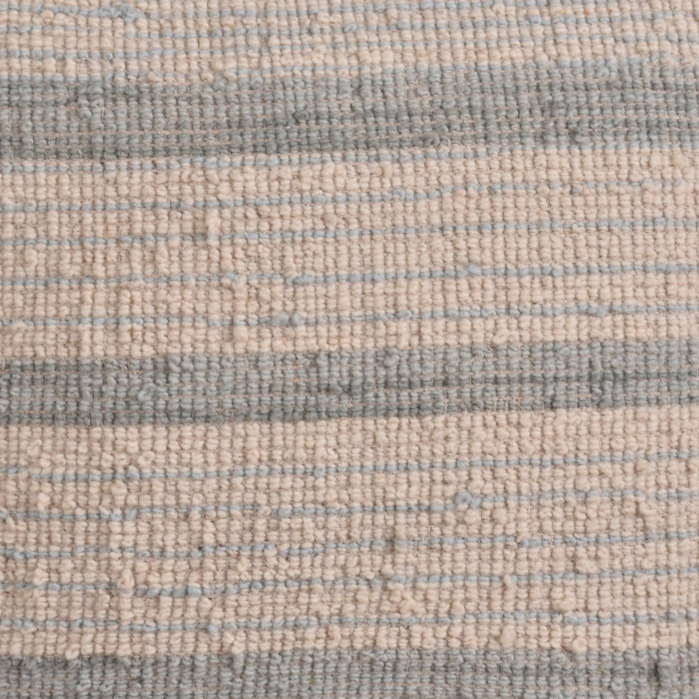 Taras-5 Cushion, 56x56 cm, Natural White, Sage, Wool, Hand Woven, Handwoven, All Loop