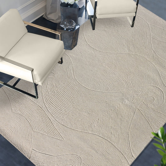 TARWIN RUG - WOOL - IVORY