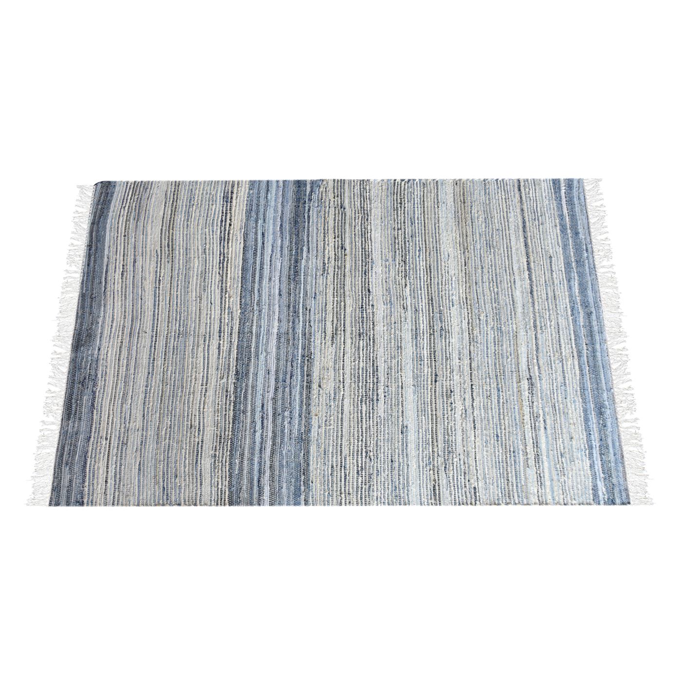 Area Rug, Bedroom Rug, Living Room Rug, Living Area Rug, Indian Rug, Office Carpet, Office Rug, Shop Rug Online, Denim, Ecru, Blue, Pitloom, Flat Weave, Traditional