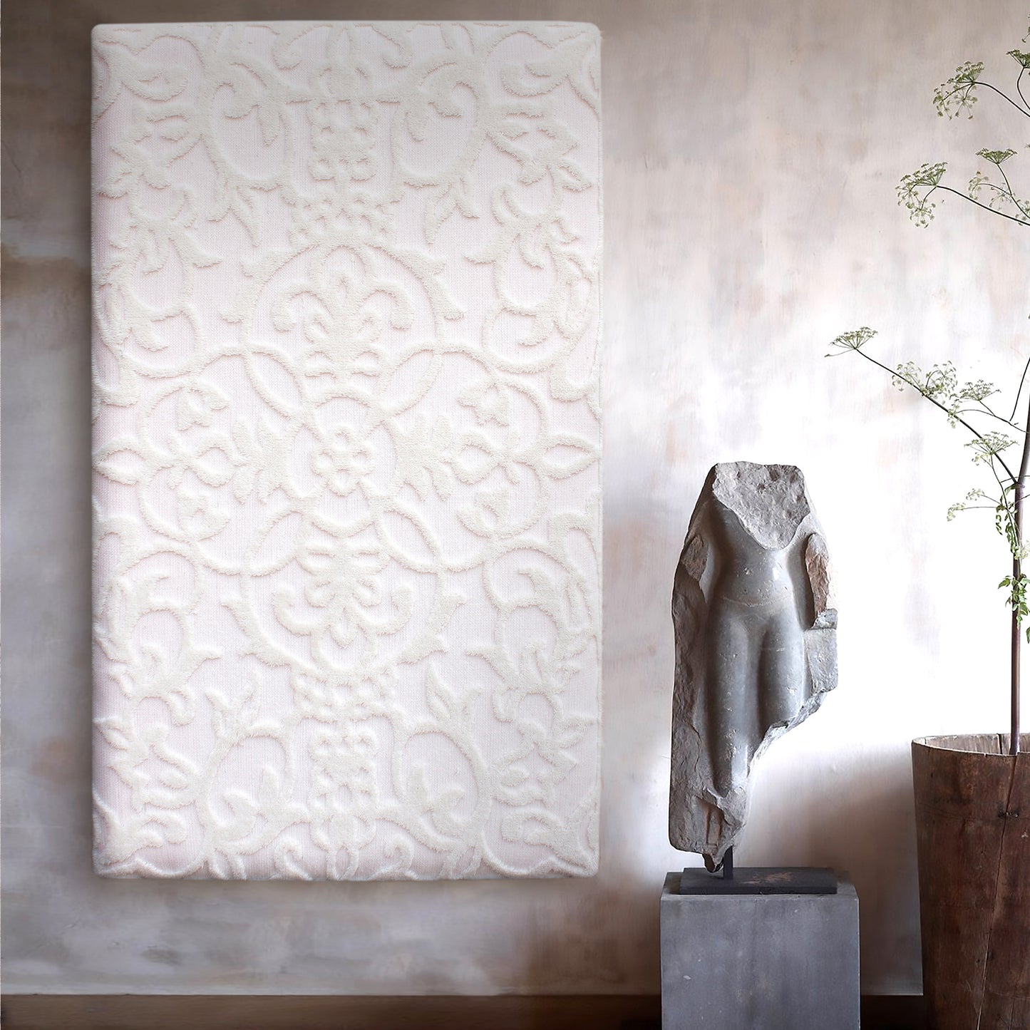 TESHIO WALL ART - WOOL - MDF STRUCTURE