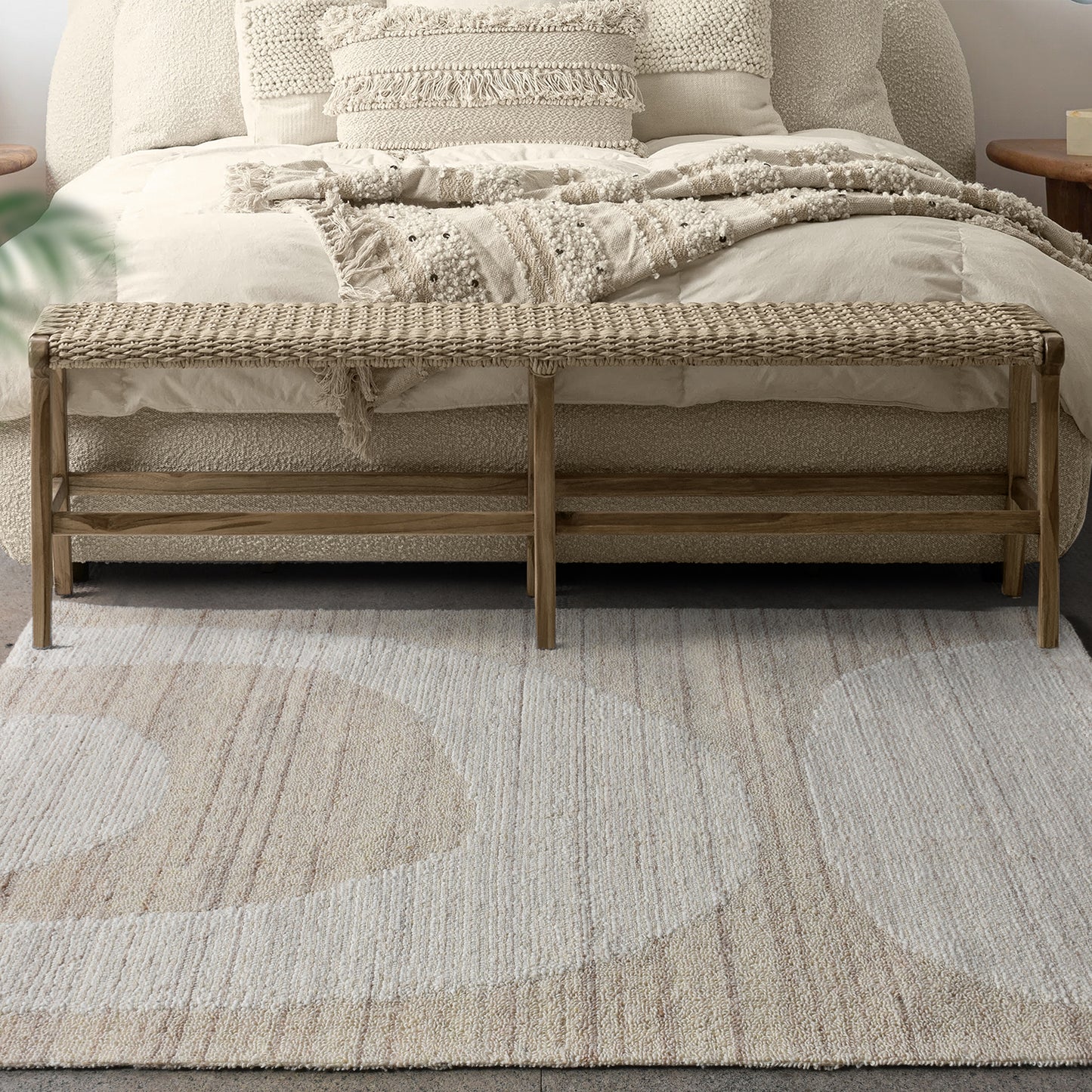 TOOMS RUG - IVORY - WOOL