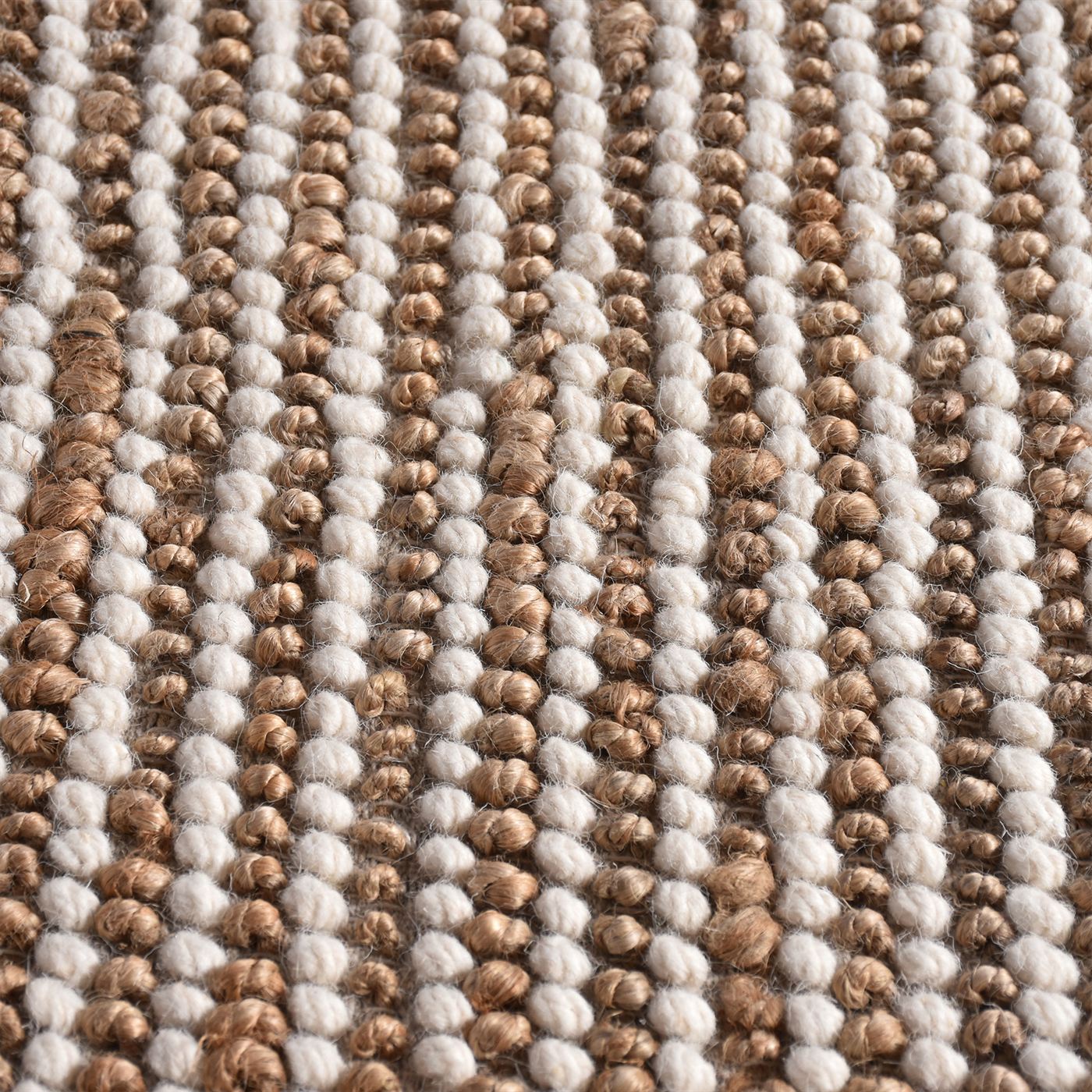 Area Rug, Bedroom Rug, Living Room Rug, Living Area Rug, Indian Rug, Office Carpet, Office Rug, Shop Rug Online, Jute, Wool, Natural, Natural White, Pitloom, All Loop, Strip