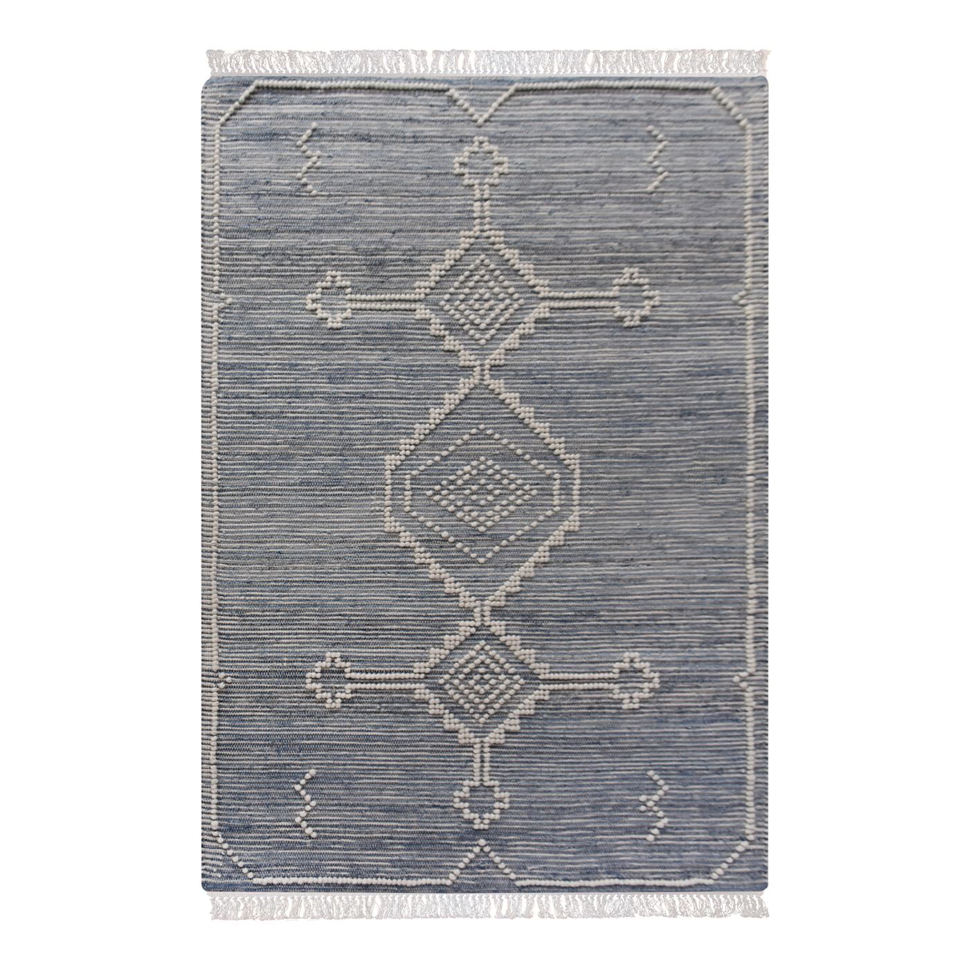 Area Rug, Bedroom Rug, Living Room Rug, Living Area Rug, Indian Rug, Office Carpet, Office Rug, Shop Rug Online, Denim, Wool, Natural White, Blue, , bohemian 