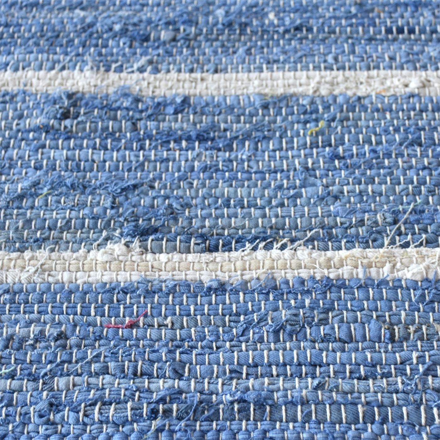 Area Rug, Bedroom Rug, Living Room Rug, Living Area Rug, Indian Rug, Office Carpet, Office Rug, Shop Rug Online,  Recycled Fabric, Blue, Pitloom, Flat Weave, Stripes