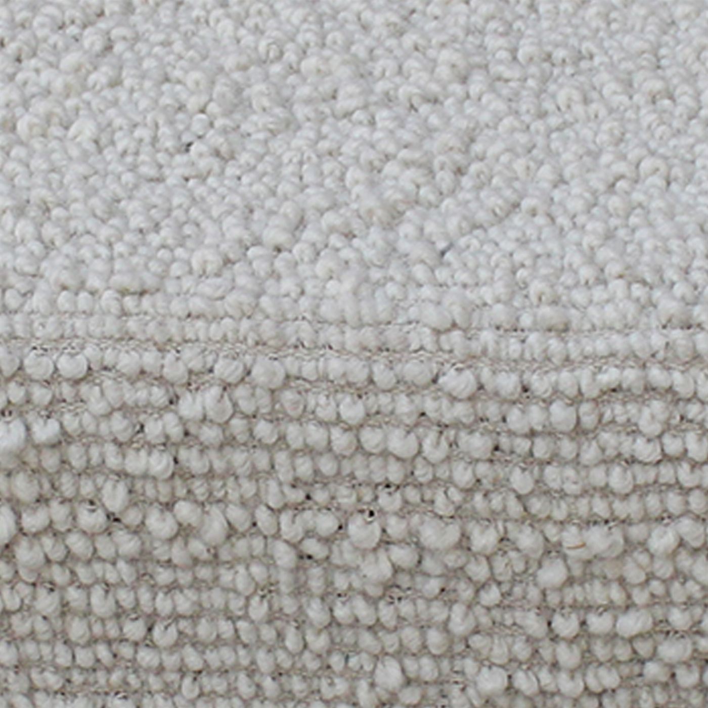 Vayots Bench, Wool, Polyester, Natural White, Hand woven, All Loop