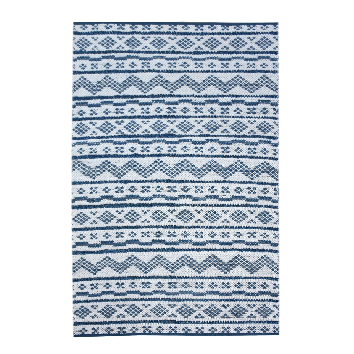 Area Rug, Bedroom Rug, Living Room Rug, Living Area Rug, Indian Rug, Office Carpet, Office Rug, Shop Rug Online, Hemp, Cotton, Natural White, Blue, , Geometrical