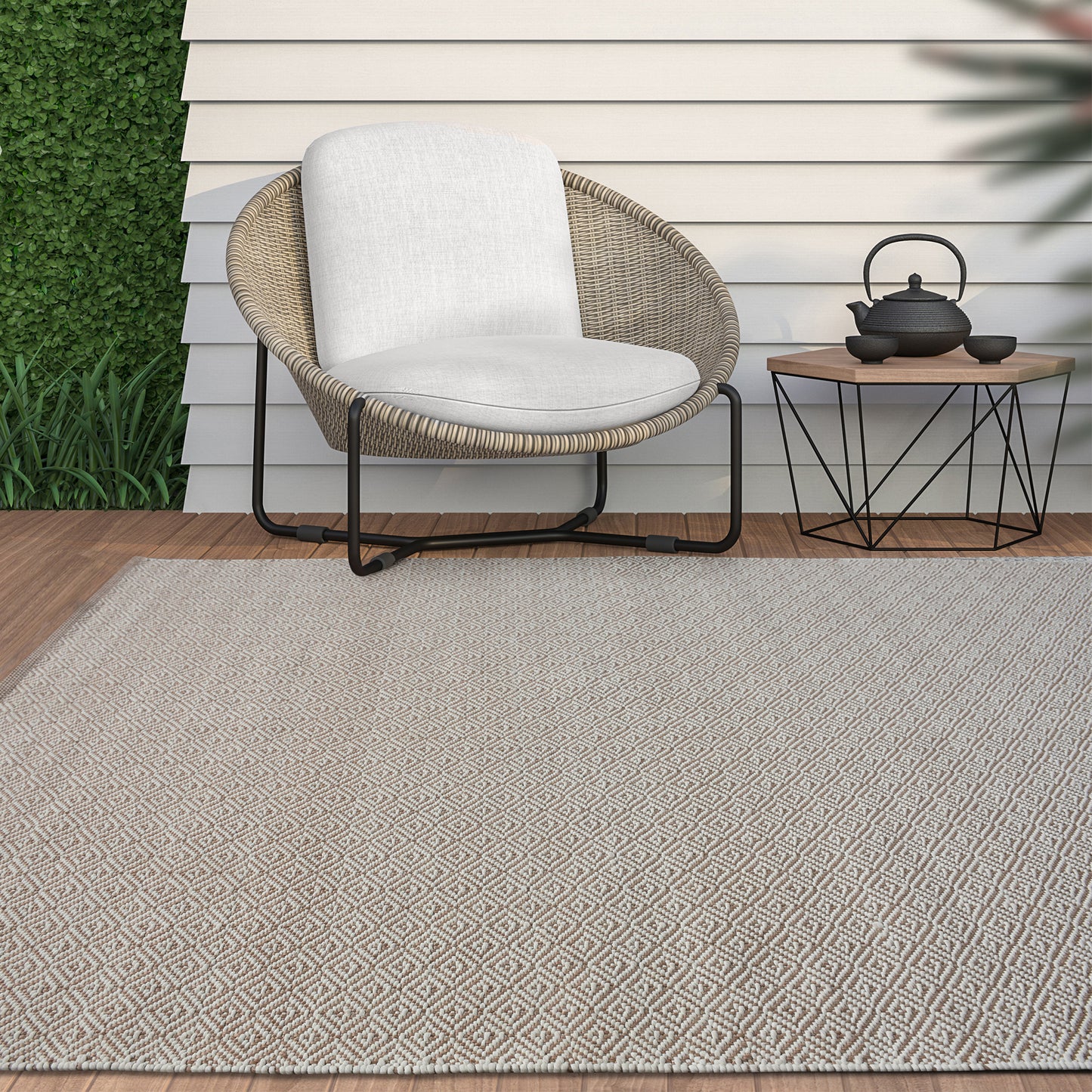 VENTUARI RUG - Polypropylene - IVORY/BEIGE