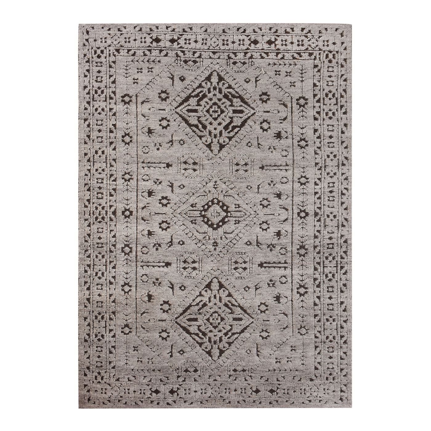 Area Rug, Bedroom Rug, Living Room Rug, Living Area Rug, Indian Rug, Office Carpet, Office Rug, Shop Rug Online, Wool, Grey, Hand knotted, All Cut, Contemporary