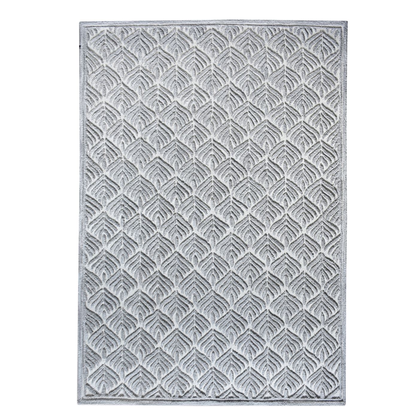 Area Rug, Bedroom Rug, Living Room Rug, Living Area Rug, Indian Rug, Office Carpet, Office Rug, Shop Rug Online, Wool, Natural White, Grey, Hand tufted, All Loop, Floral