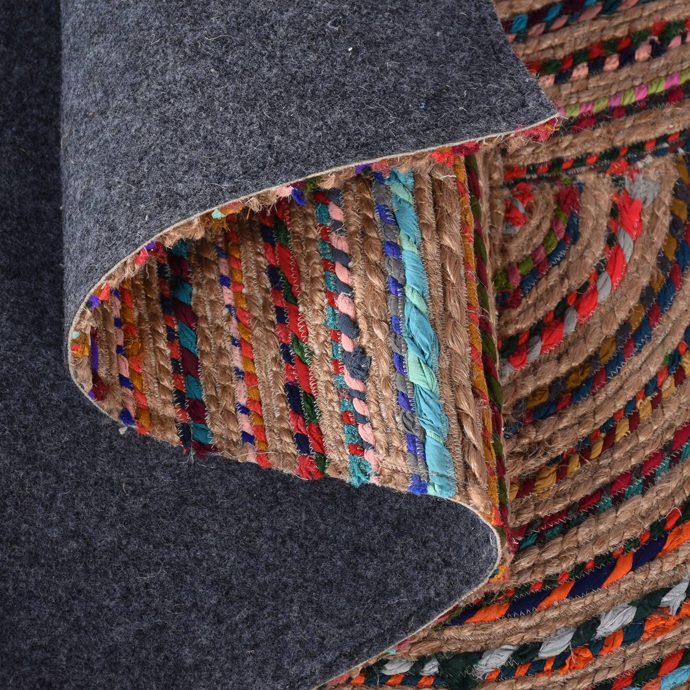 Area Rug, Bedroom Rug, Living Room Rug, Living Area Rug, Indian Rug, Office Carpet, Office Rug, Shop Rug Online, Multi, Jute, Recycled Fabric , Hand Made , Hm Stitching, Flat Weave, Distinct