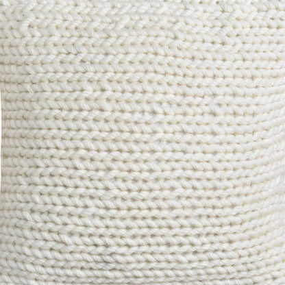 Wonore Cushion, 45x45 cm, Natural White, NZ Wool, Hand Knitted, Hm Knitted, Flat Weave