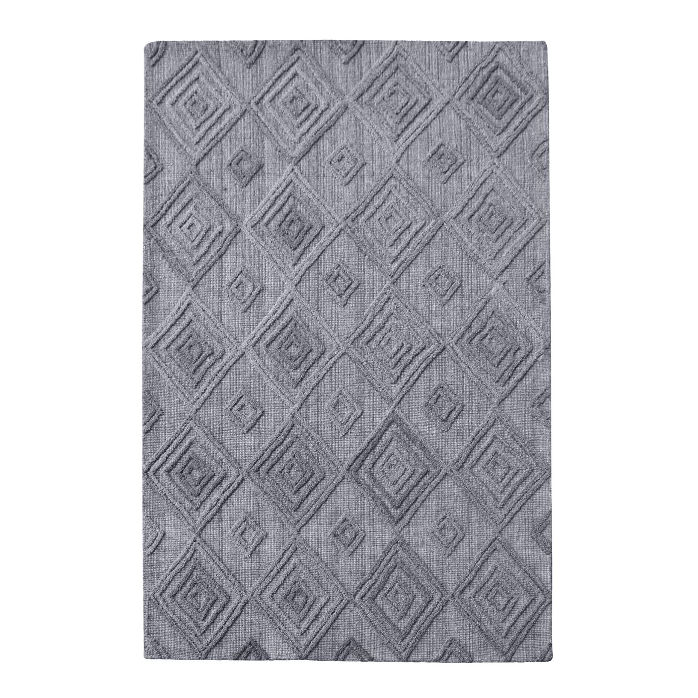 Area Rug, Bedroom Rug, Living Room Rug, Living Area Rug, Indian Rug, Office Carpet, Office Rug, Shop Rug Online, Wool, Grey, Hand woven, All Loop, Geometrical