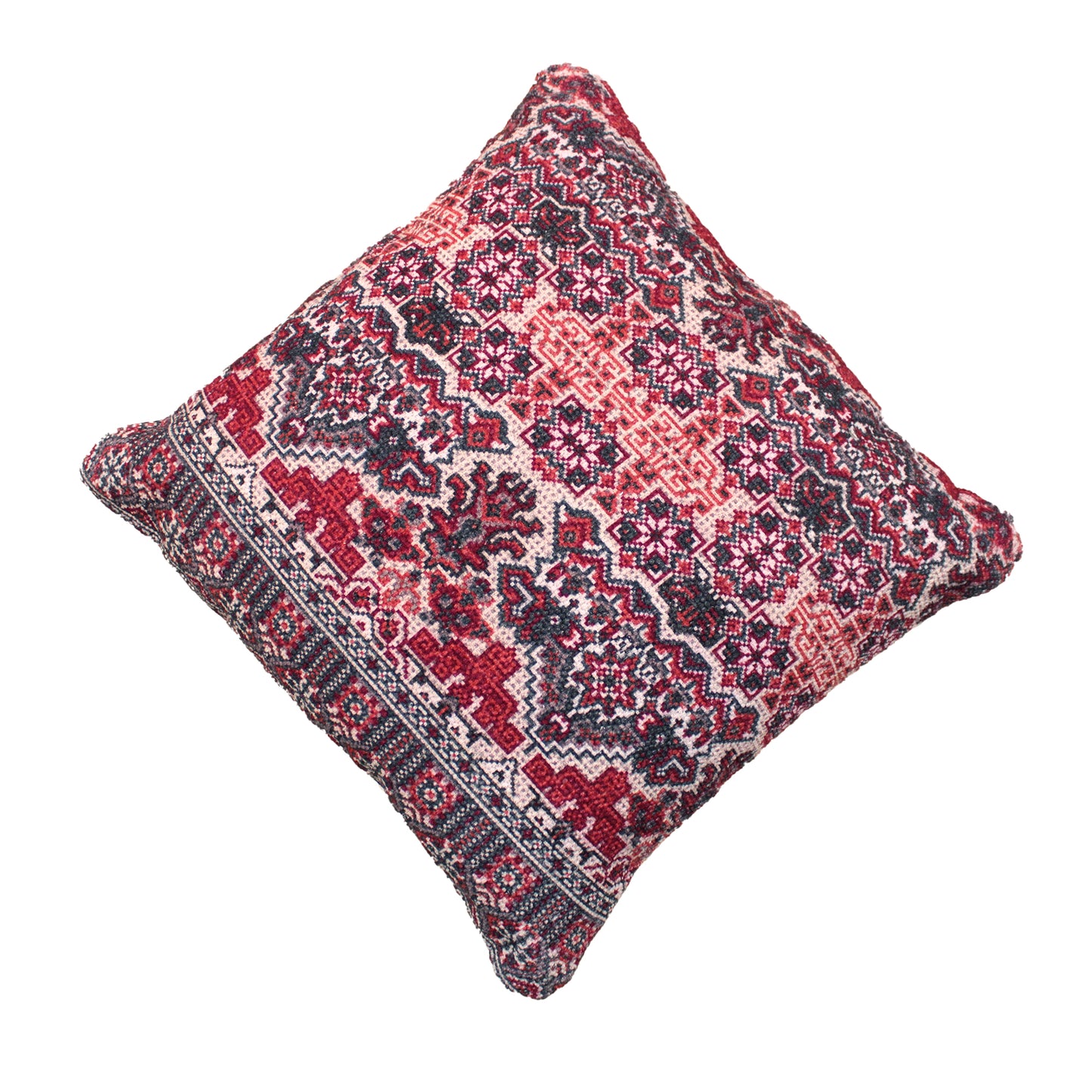 Orten Pillow, Cotton, Printed, Multi, Pitloom, Flat Weave