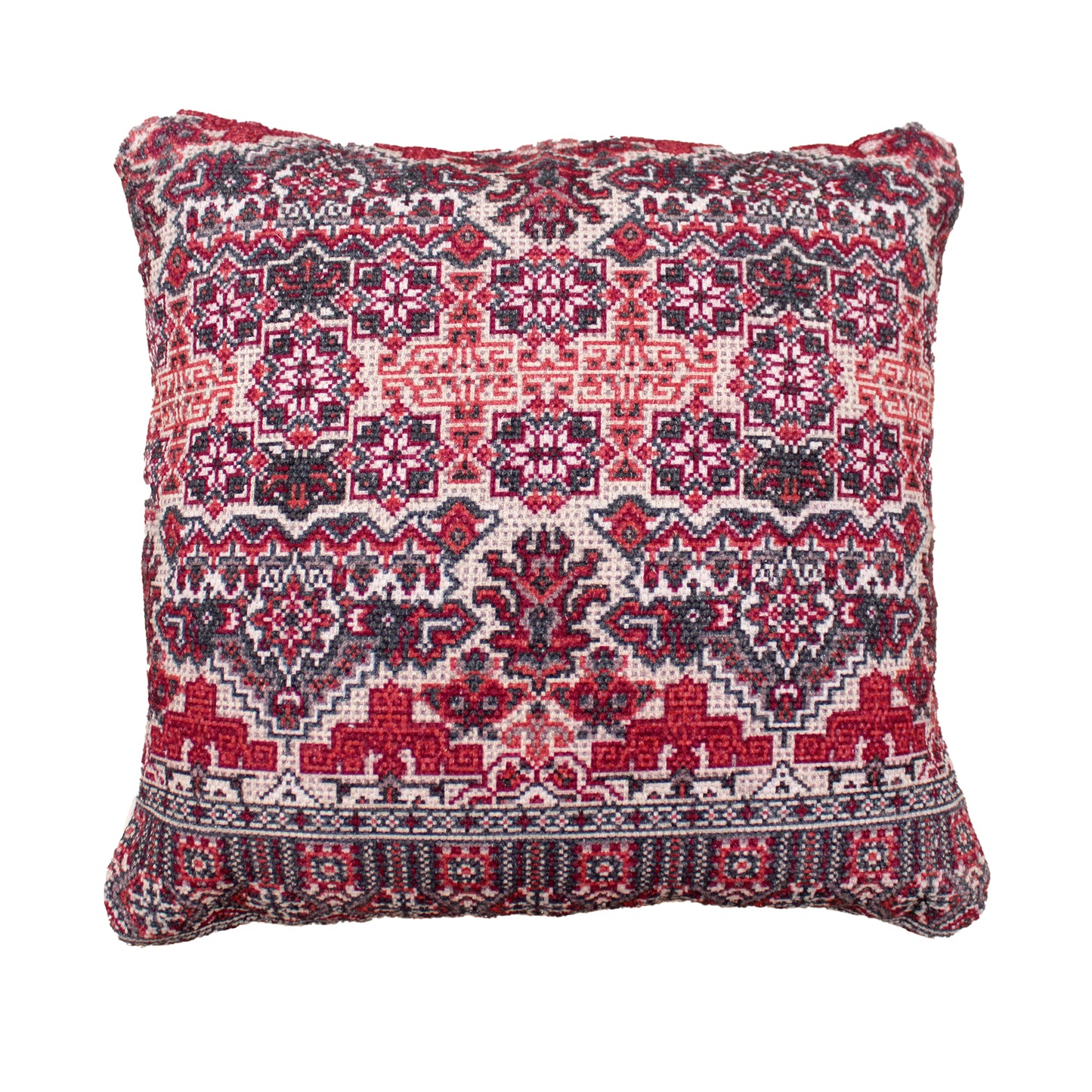 Orten Pillow, Cotton, Printed, Multi, Pitloom, Flat Weave