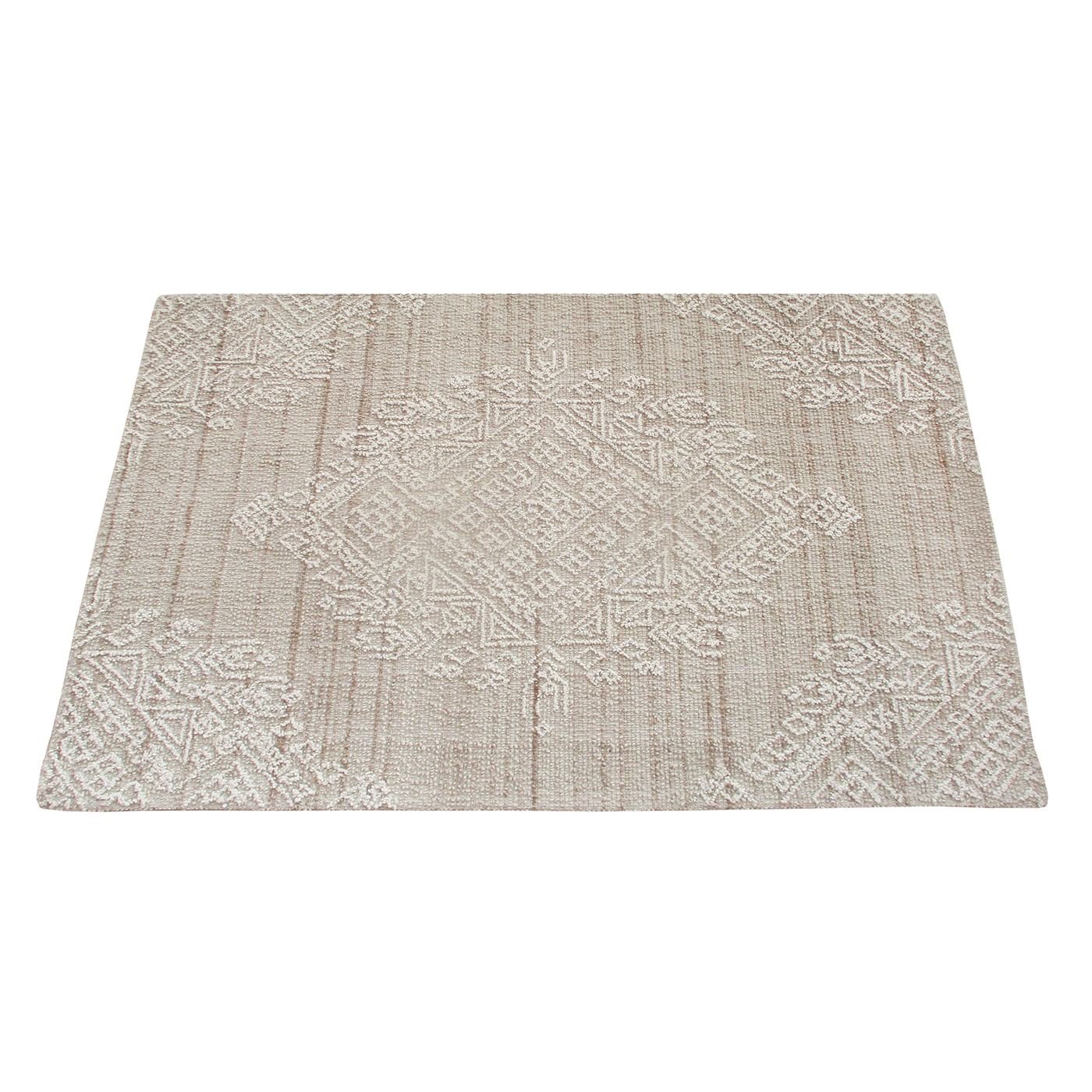 Area Rug, Bedroom Rug, Living Room Rug, Living Area Rug, Indian Rug, Office Carpet, Office Rug, Shop Rug Online, Wool, Beige, Natural White, Hand woven, All Loop, Floral