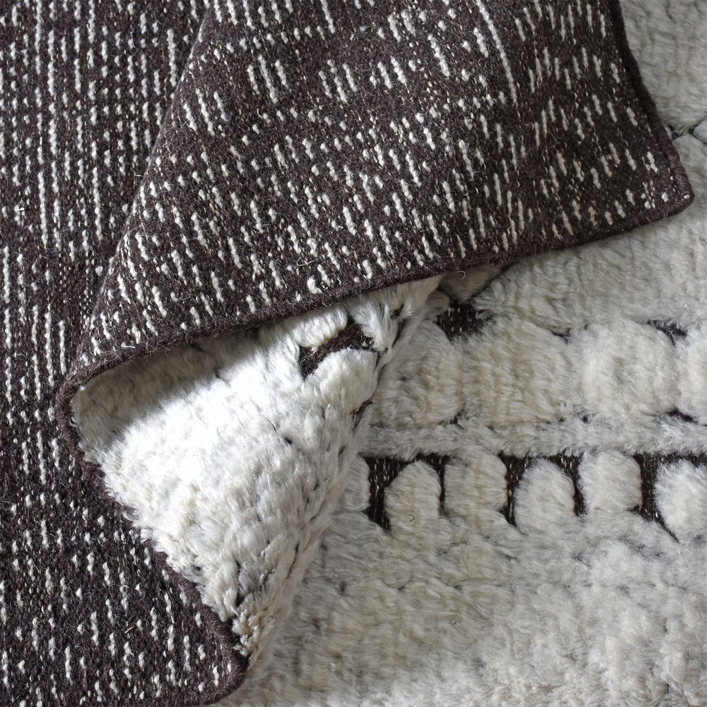 Area Rug, Bedroom Rug, Living Room Rug, Living Area Rug, Indian Rug, Office Carpet, Office Rug, Shop Rug Online, Nz Wool, Viscose, Natural White, Hand knotted, All Cut, Geometrical