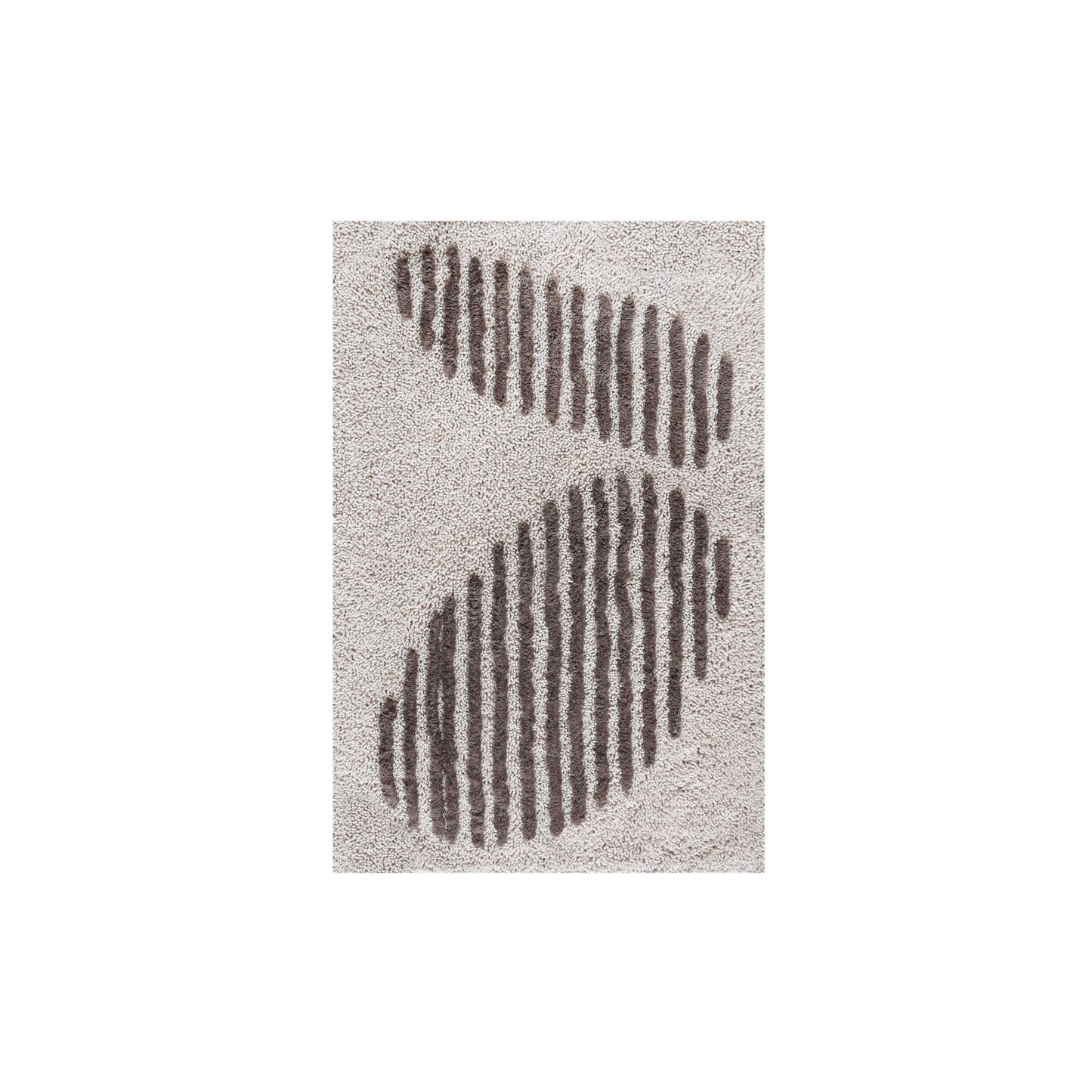 UBARANA BATH RUG - NATURAL/BROWN - COTTON - TABLE TUFTED