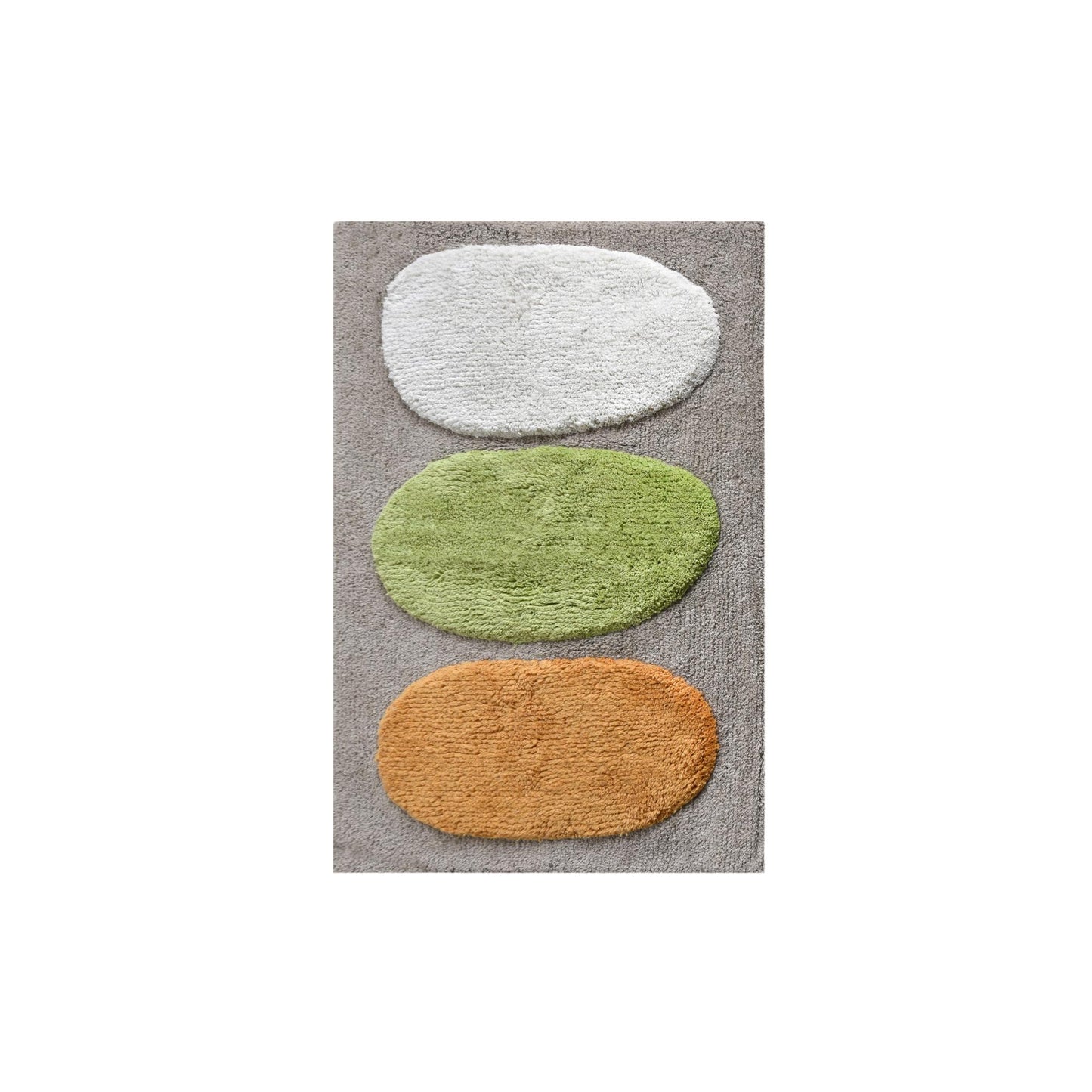 FONTEIN BATH RUG - GREY/MULTI - COTTON - TABLE TUFTED