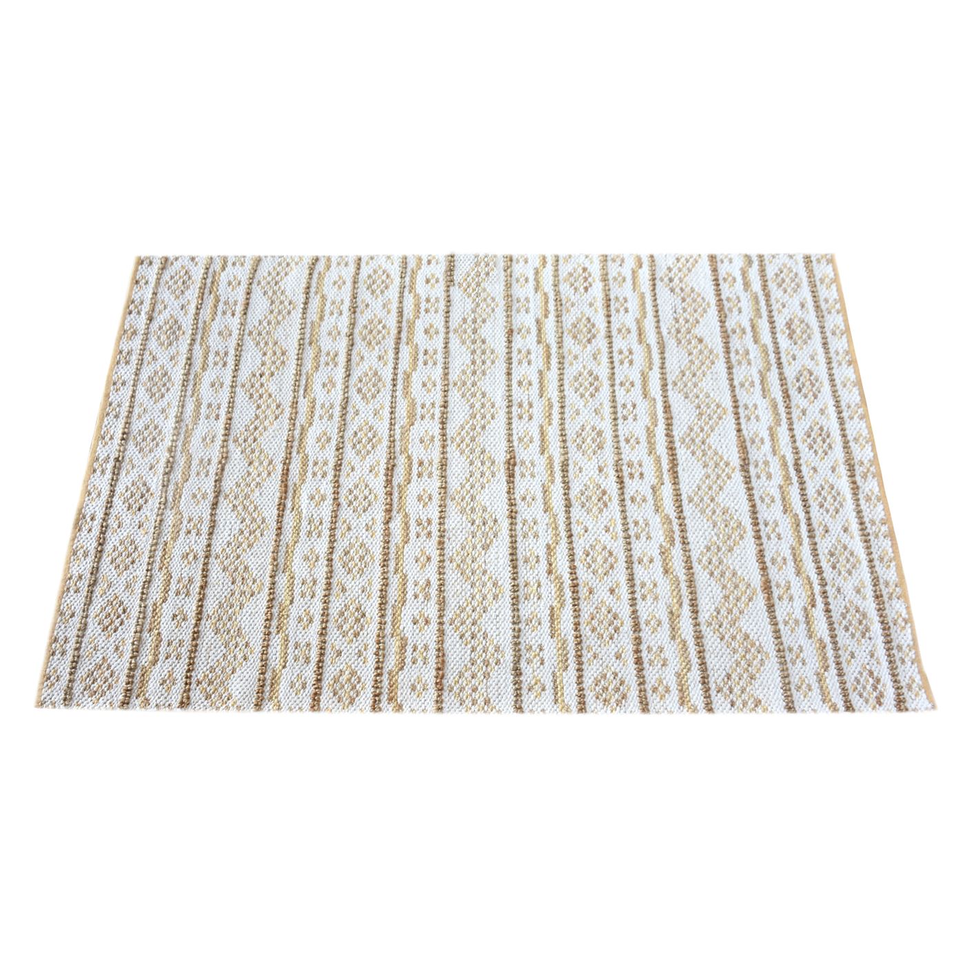 Area Rug, Bedroom Rug, Living Room Rug, Living Area Rug, Indian Rug, Office Carpet, Office Rug, Shop Rug Online, Hemp, Cotton, Natural White, Gold, , Geometrical