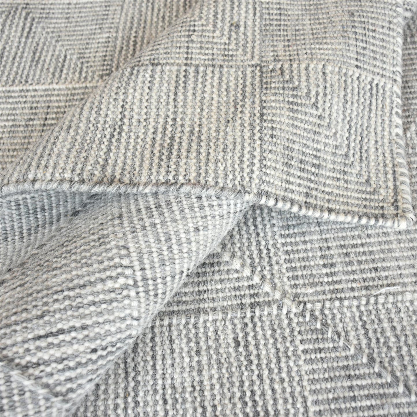 EMERY RUG - GREY/IVORY - WOOL
