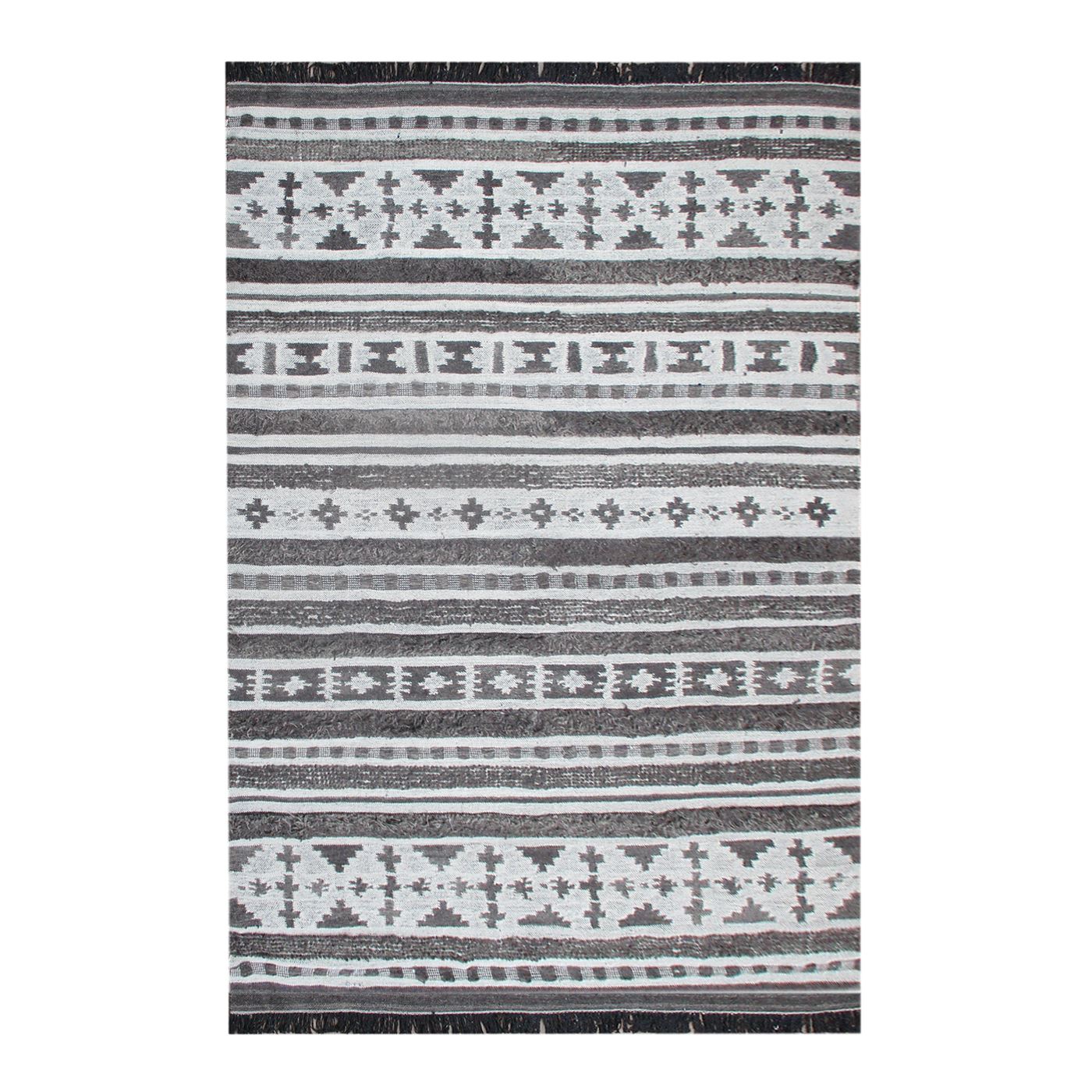 Area Rug, Bedroom Rug, Living Room Rug, Living Area Rug, Indian Rug, Office Carpet, Office Rug, Shop Rug Online, Wool, Charcoal, Natural White, Pitloom, Cut And Loop, intricate 