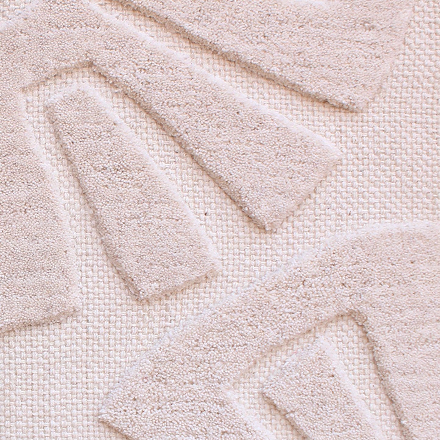 ALFREDA WALL ART AND WHARTONE WALL ART - IVORY - HAND WOVEN / OVER TUFTED - WOOL & MDF