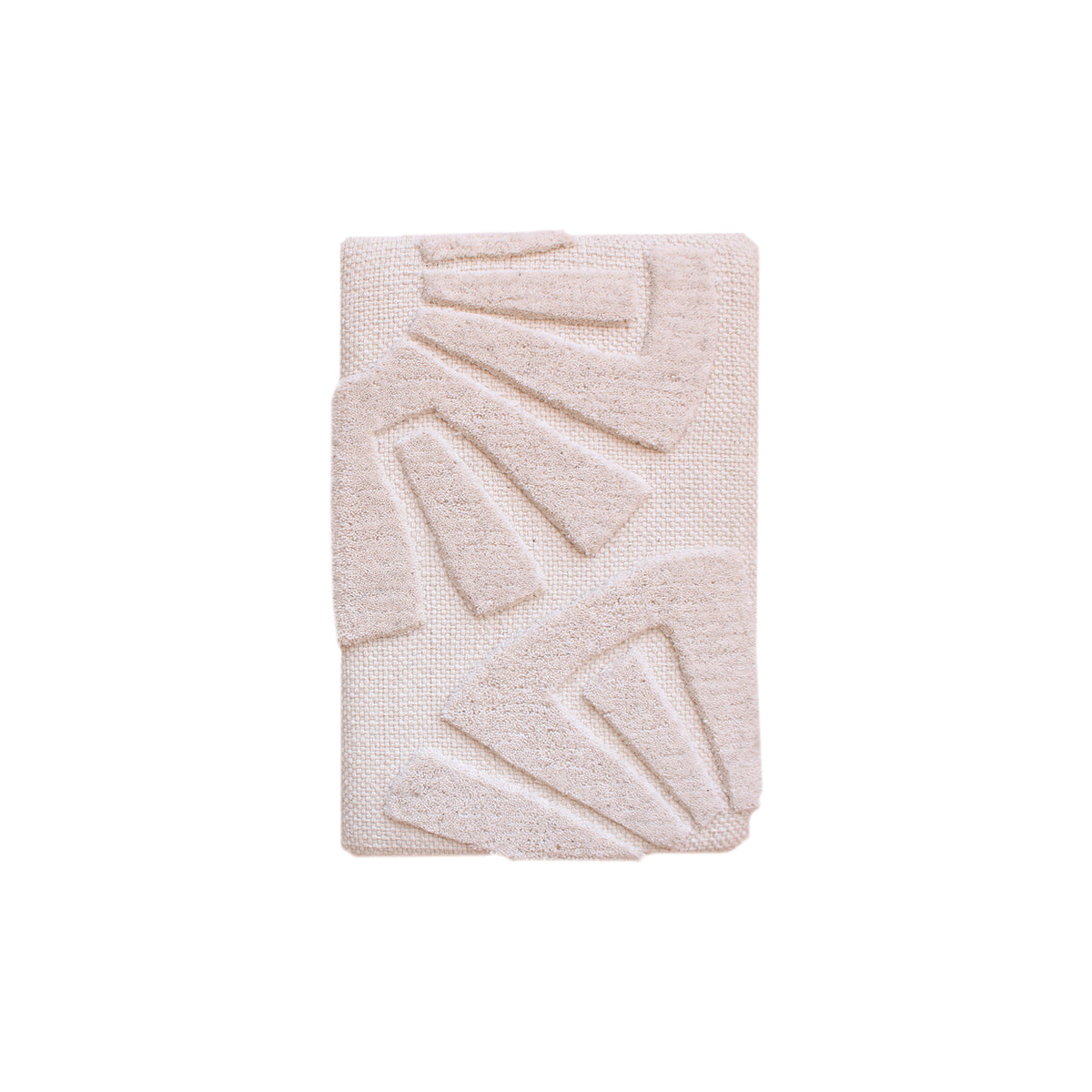 ALFREDA WALL ART AND WHARTONE WALL ART - IVORY - HAND WOVEN / OVER TUFTED - WOOL & MDF
