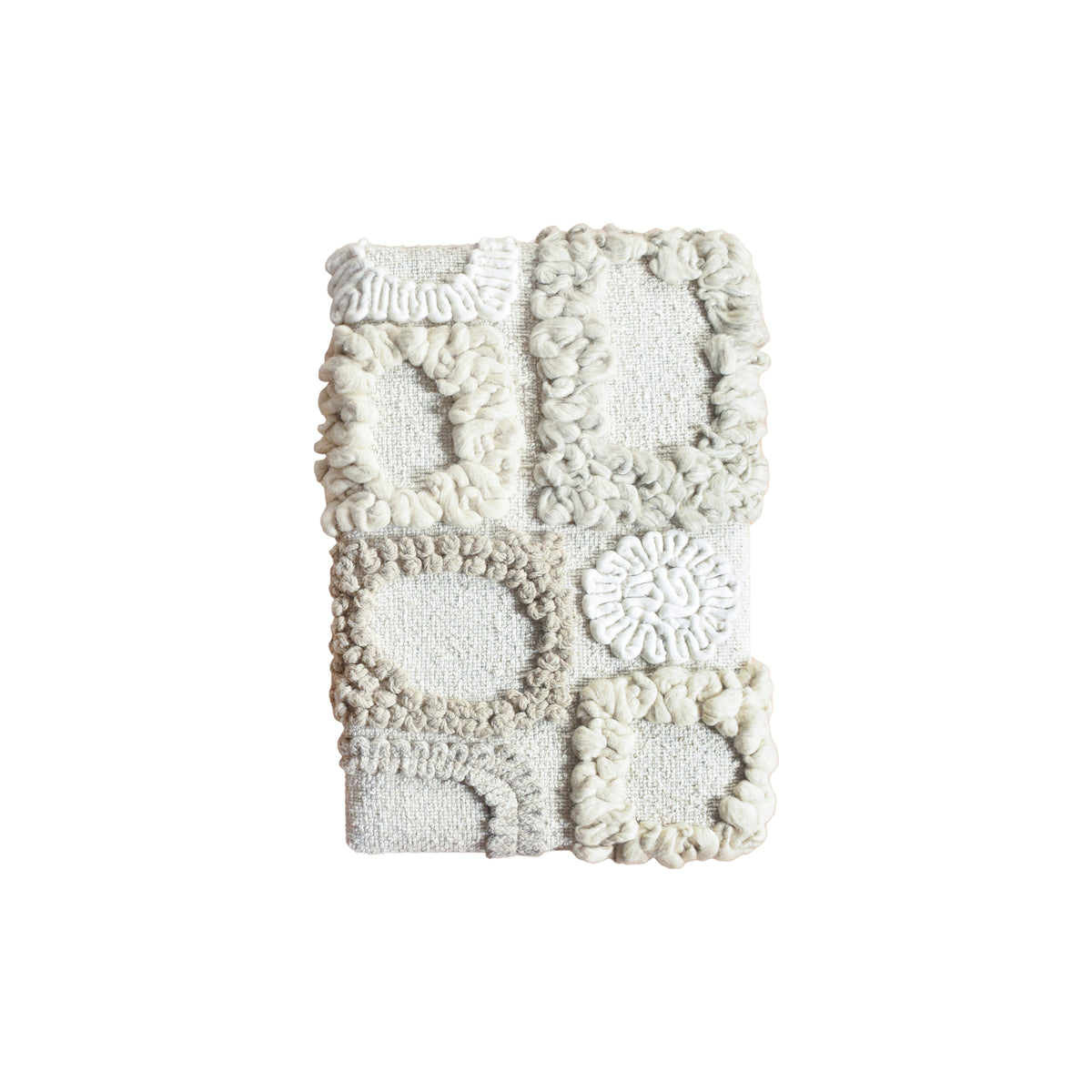 NUADDA WALL ART AND NAOISE WALL ART - IVORY/BEIGE - HANDMADE - WOOL & MDF