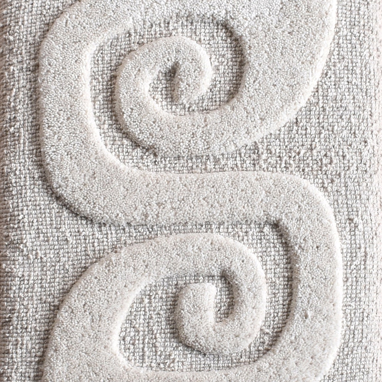 SELVYN WALL ART AND SISLEY WALL ART - IVORY - HAND WOVEN / OVER TUFTED - WOOL & MDF