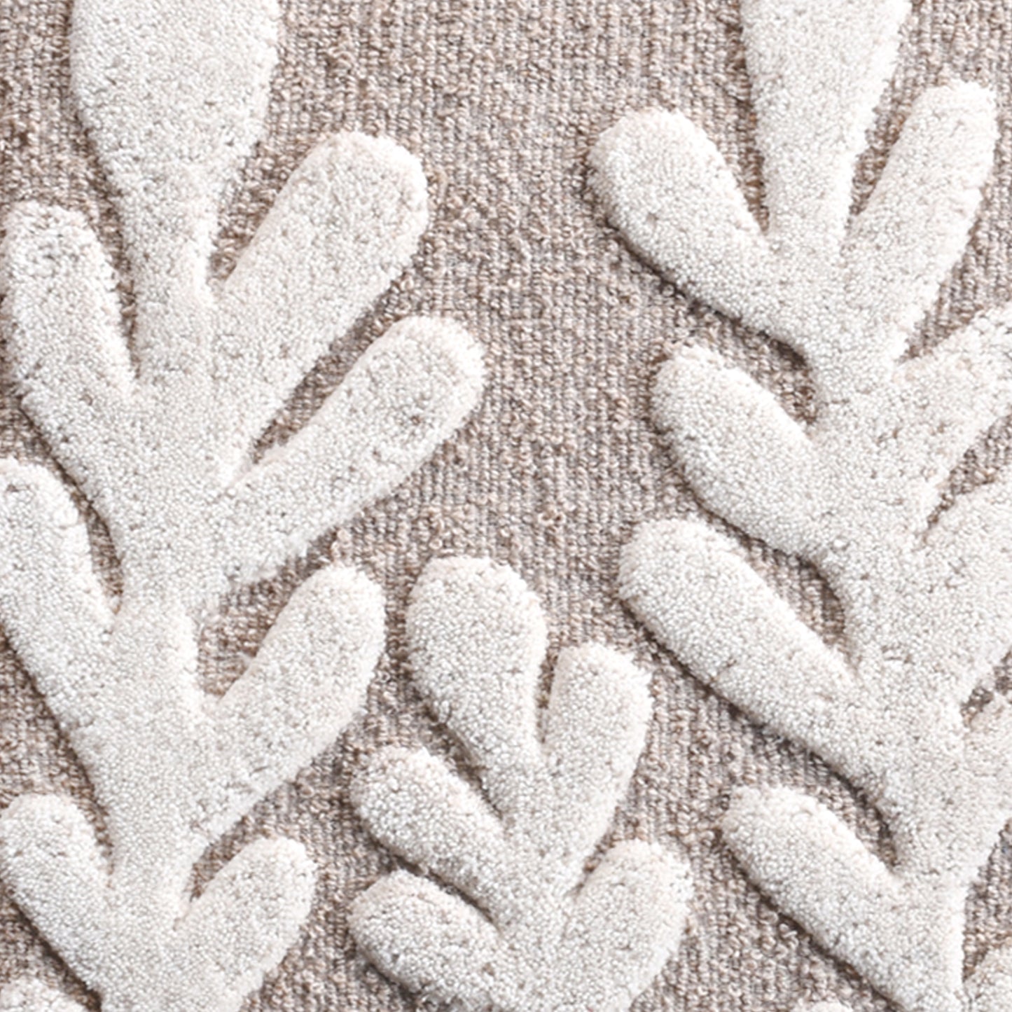 ZEKEI WALL FRAME AND NOELANNE WALL FRAME - BEIGE/IVORY - HAND WOVEN / OVER TUFTED - WOOL & WOOD FRAME