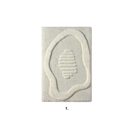 JUNGIN WALL ART AND LEINON WALL ART - IVORY - HAND WOVEN / OVER TUFTED - WOOL & MDF