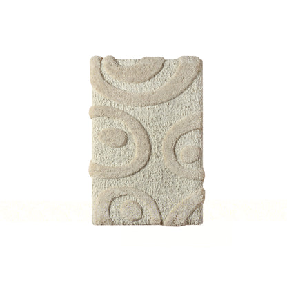 TALBOT WALL ART AND BECKERIN WALL ART - IVORY/BEIGE - HAND WOVEN / OVER TUFTED - WOOL & MDF