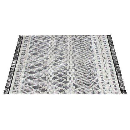 Area Rug, Bedroom Rug, Living Room Rug, Living Area Rug, Indian Rug, Office Carpet, Office Rug, Shop Rug Online, Wool, Charcoal, Natural White, Pitloom, All Cut , Geometrical